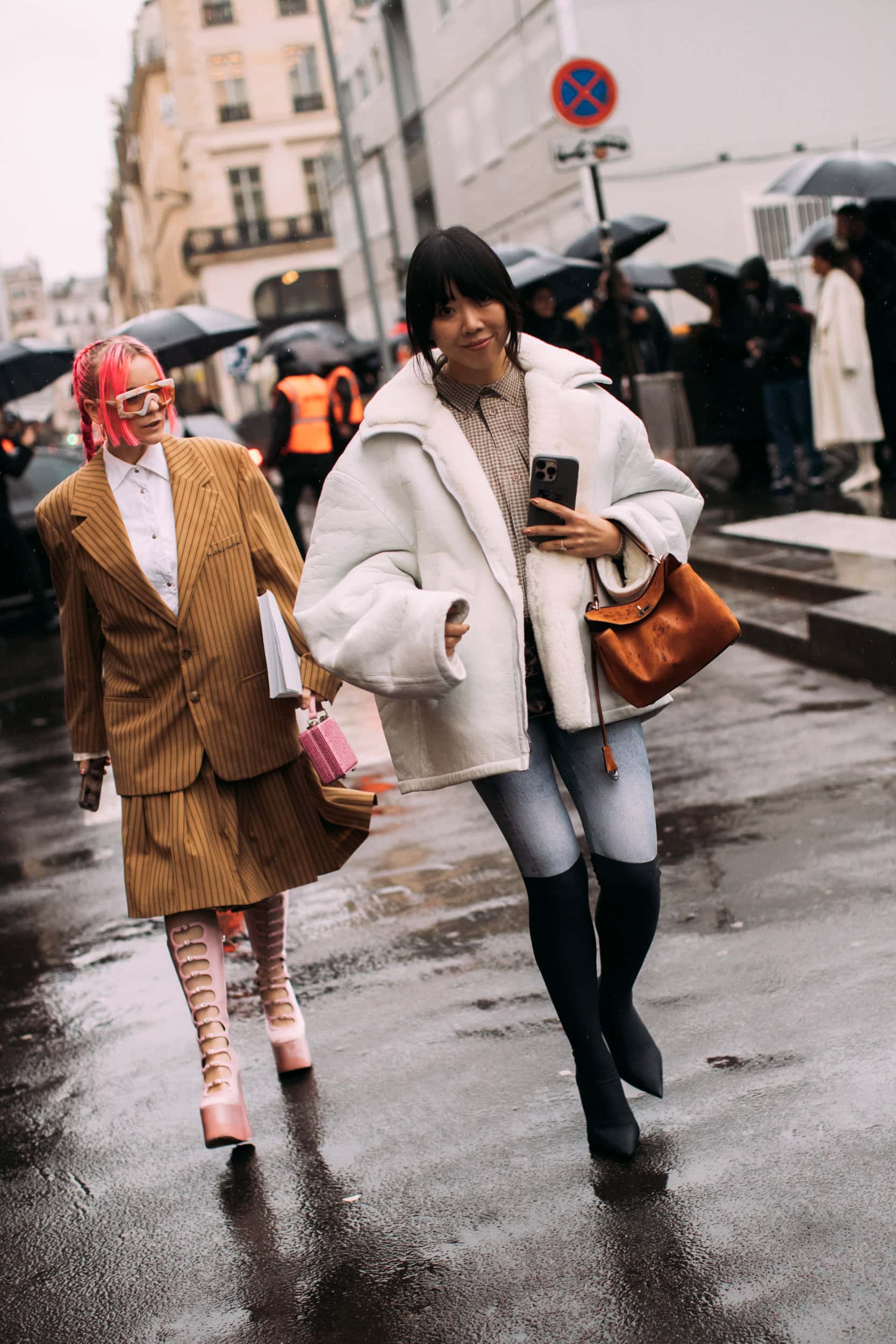 Paris Couture Street Style Spring 2025 Shows