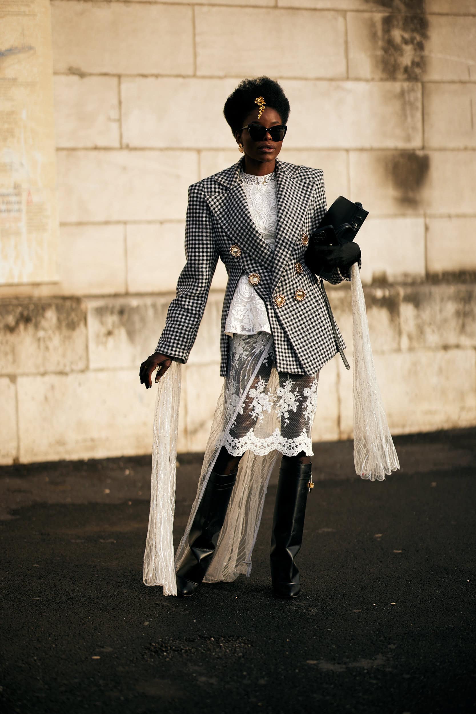 Paris Couture Street Style Spring 2025 Shows