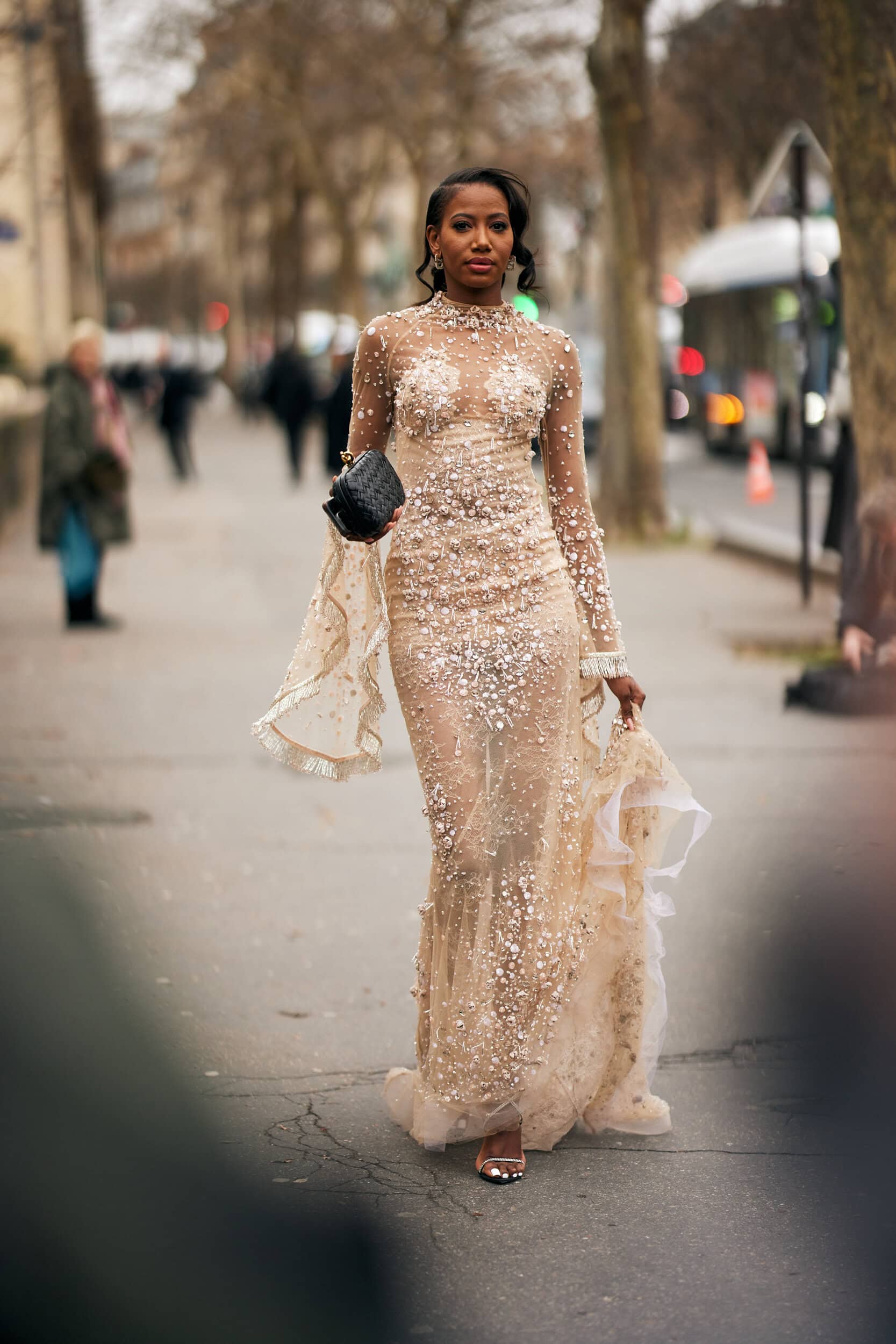 Paris Couture Street Style Spring 2025 Shows