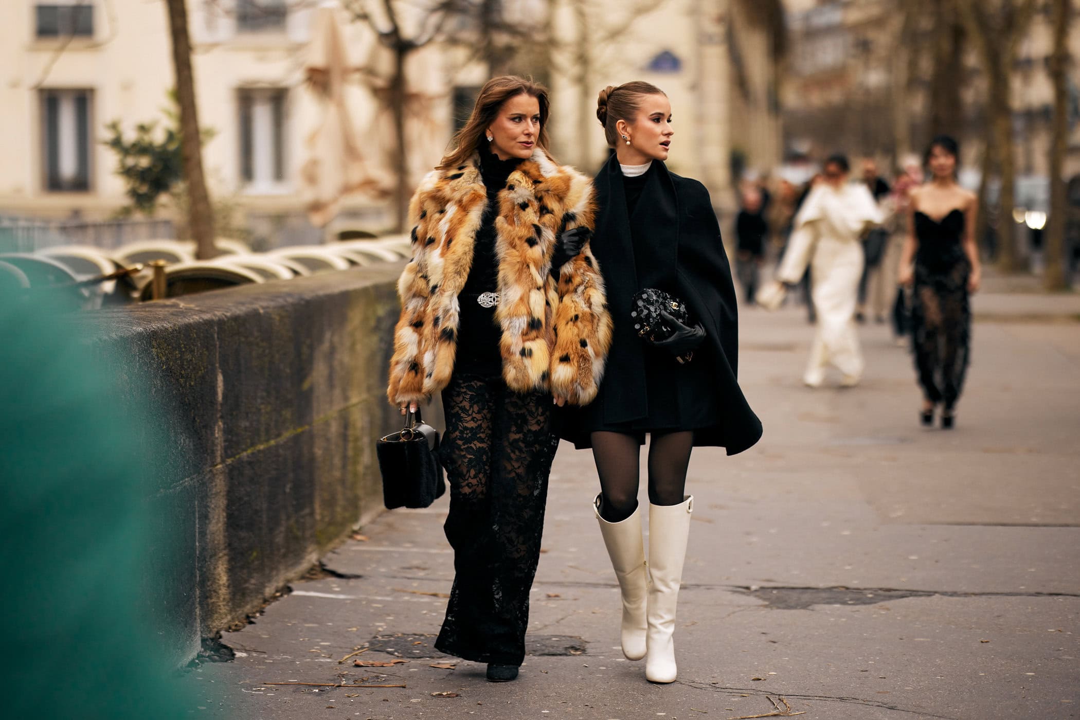 Paris Couture Street Style Spring 2025 Shows