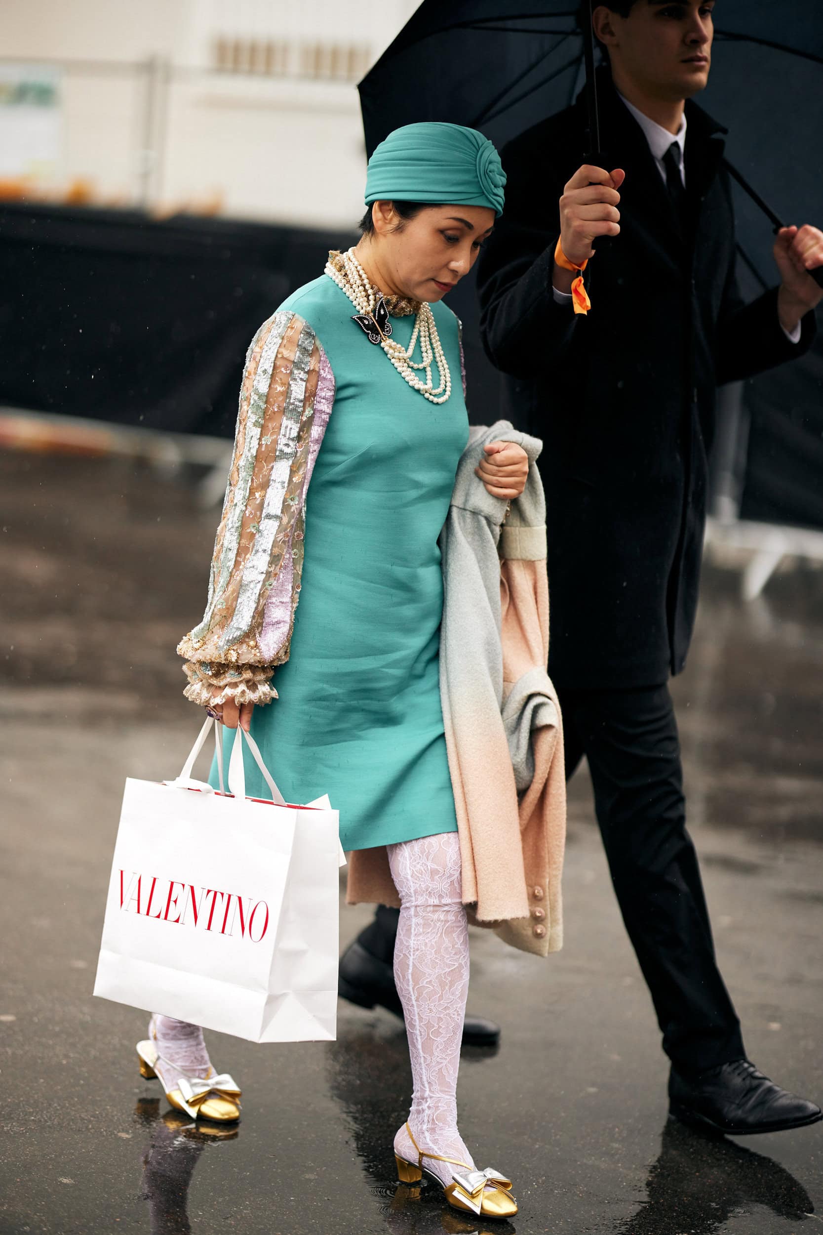 Paris Couture Street Style Spring 2025 Shows