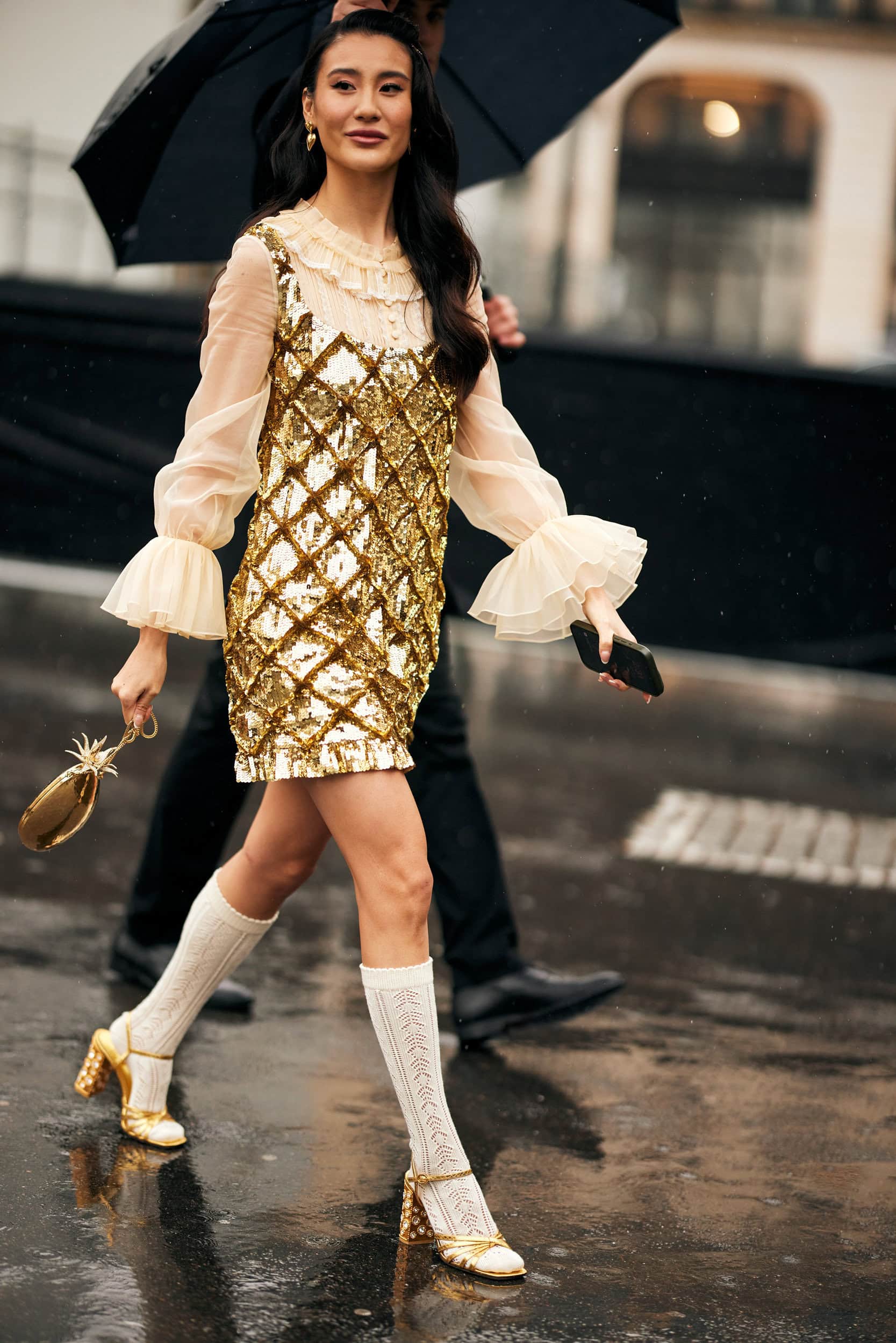 Paris Couture Street Style Spring 2025 Shows