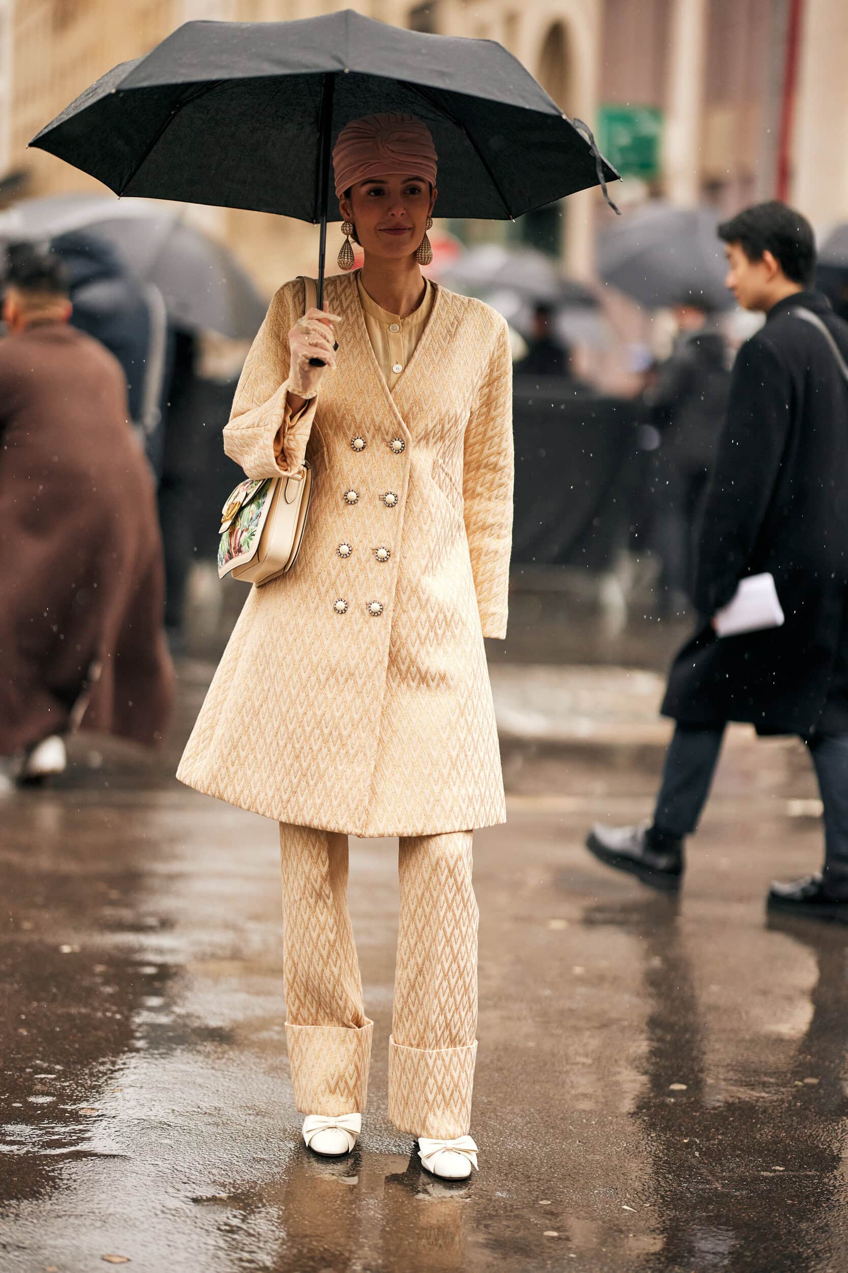 Paris Couture Street Style Spring 2025 Shows