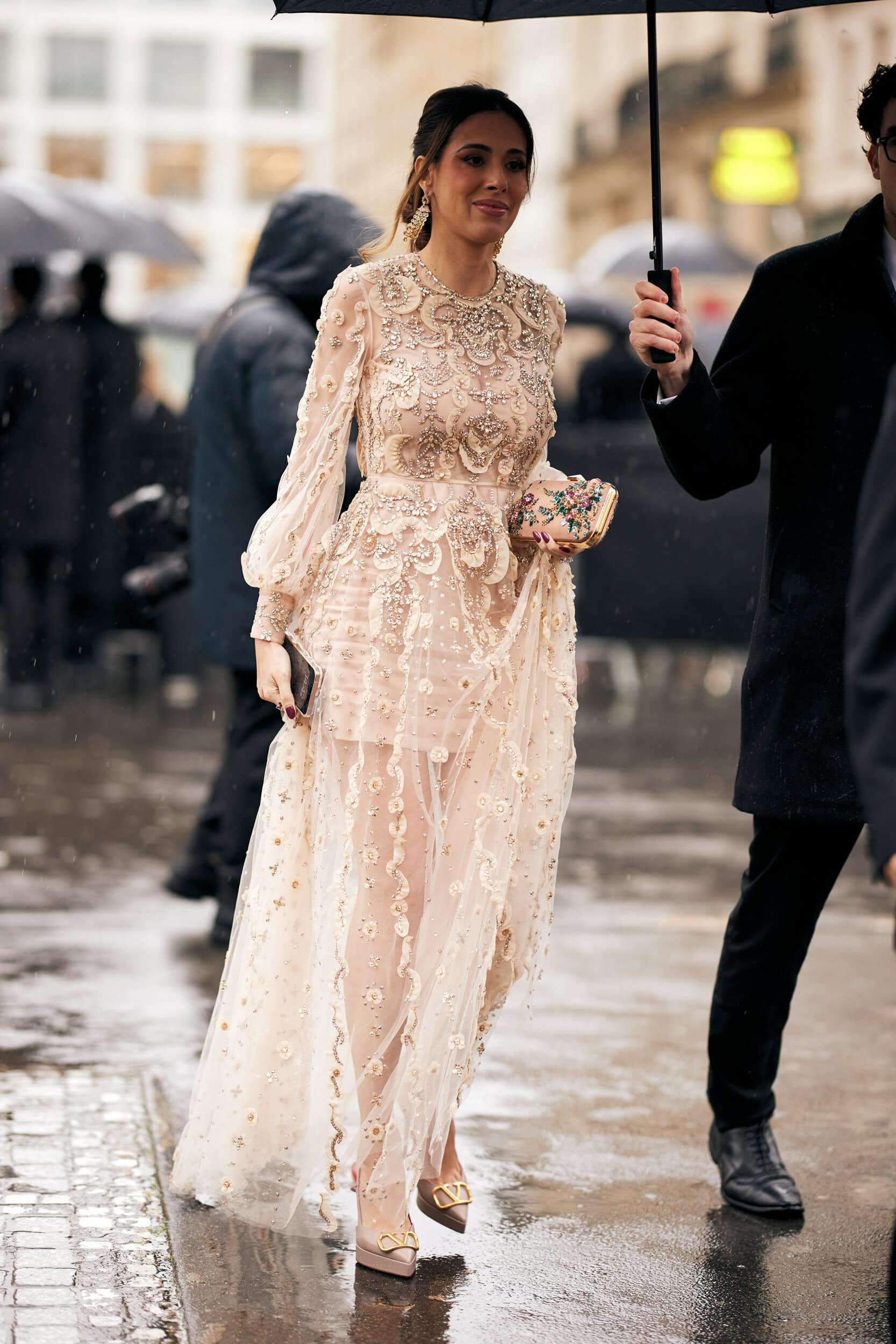 Paris Couture Street Style Spring 2025 Shows