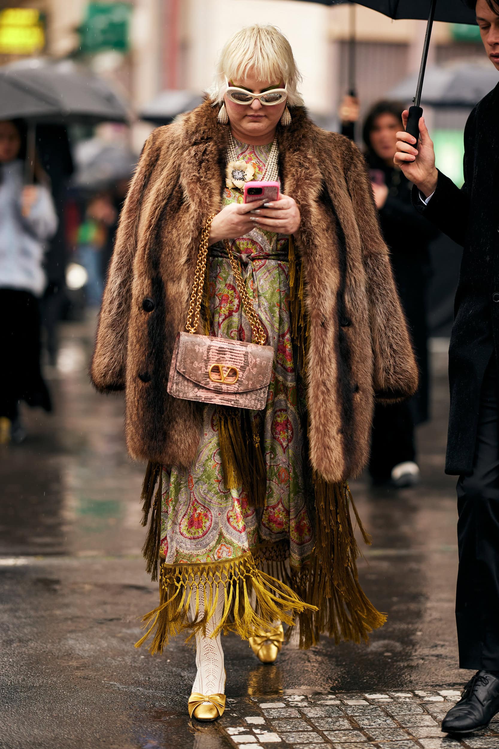 Paris Couture Street Style Spring 2025 Shows