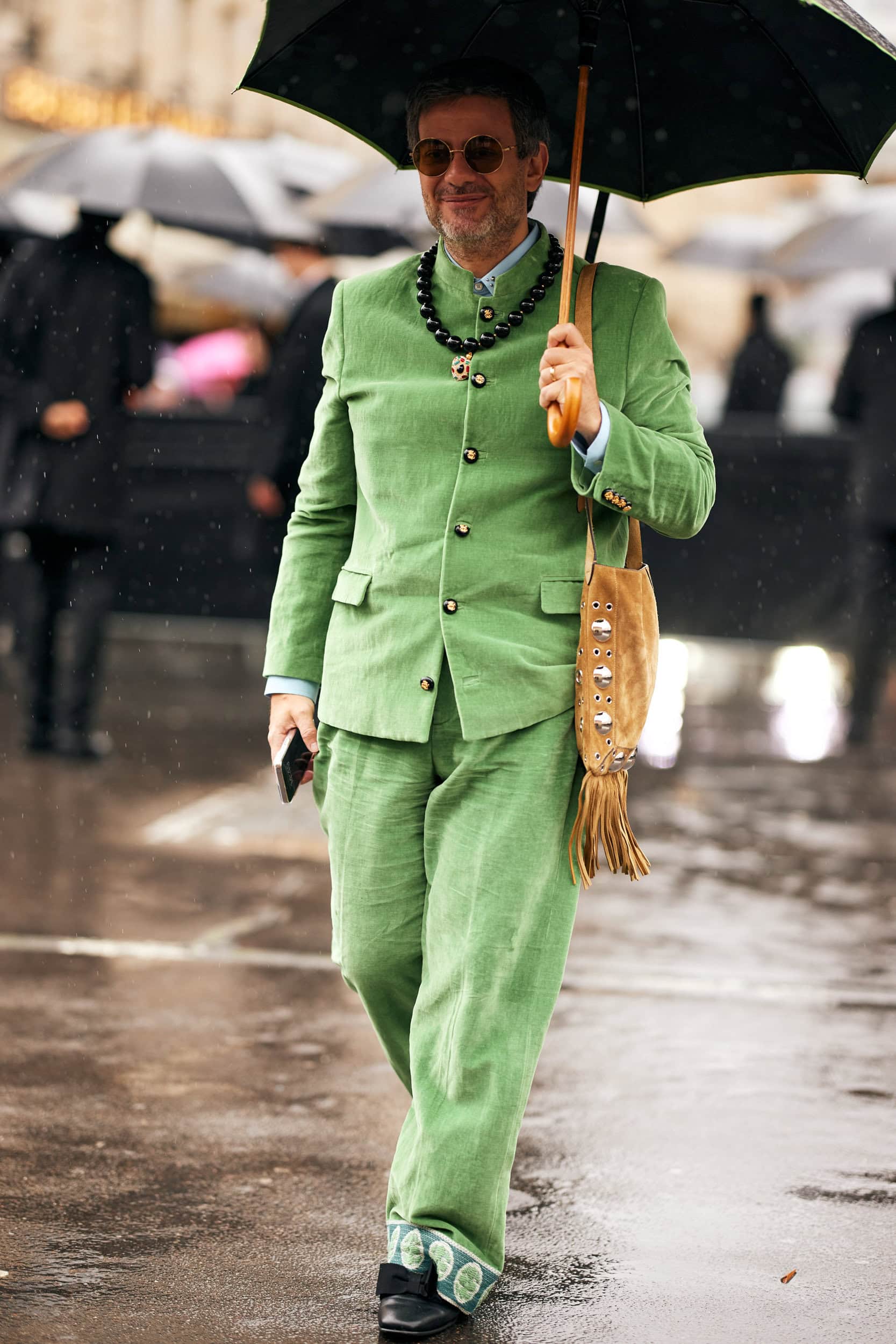 Paris Couture Street Style Spring 2025 Shows