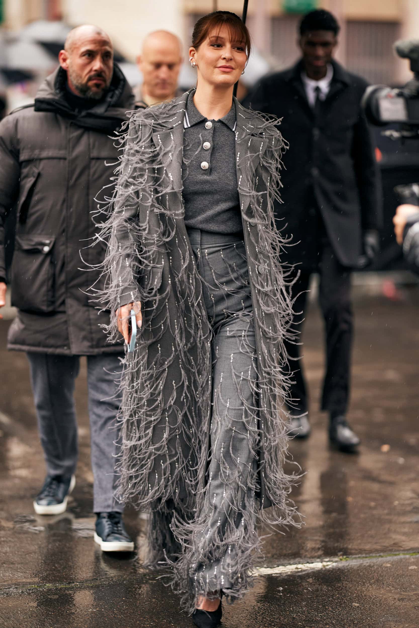 Paris Couture Street Style Spring 2025 Shows