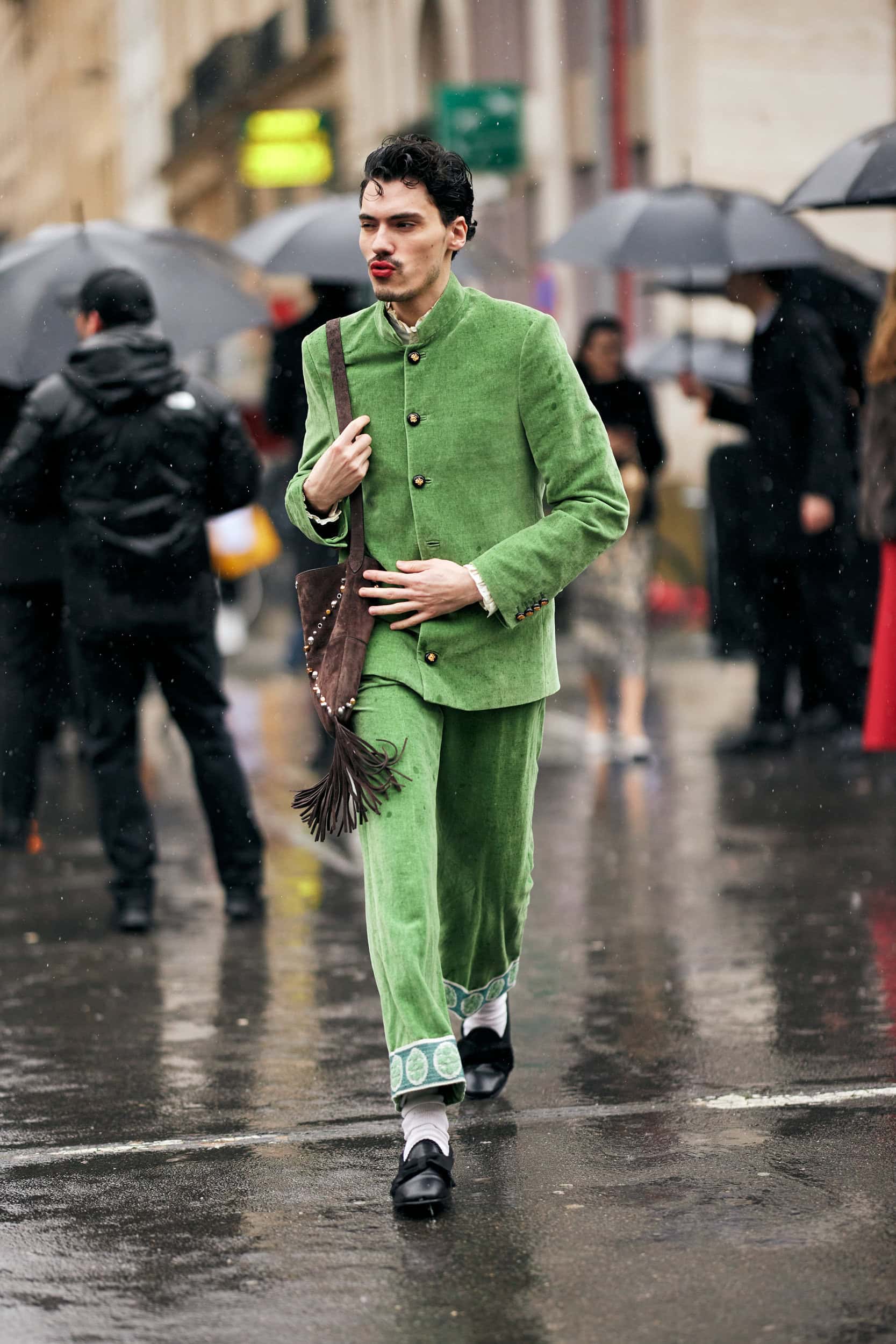 Paris Couture Street Style Spring 2025 Shows