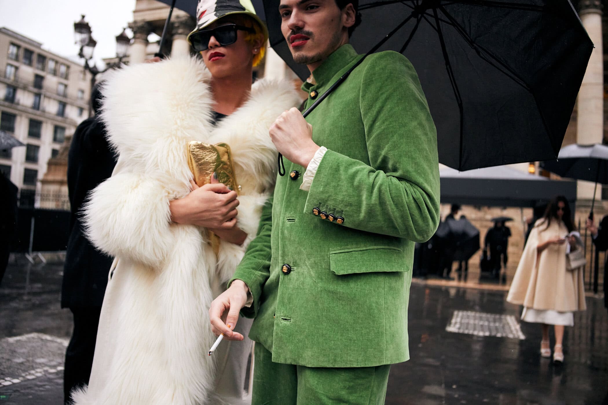 Paris Couture Street Style Spring 2025 Shows