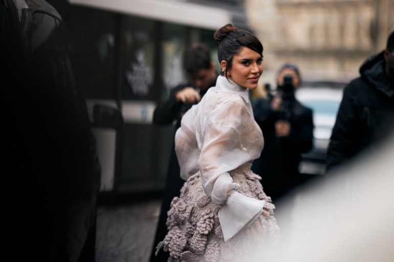 Paris Couture Street Style Spring 2025 Shows