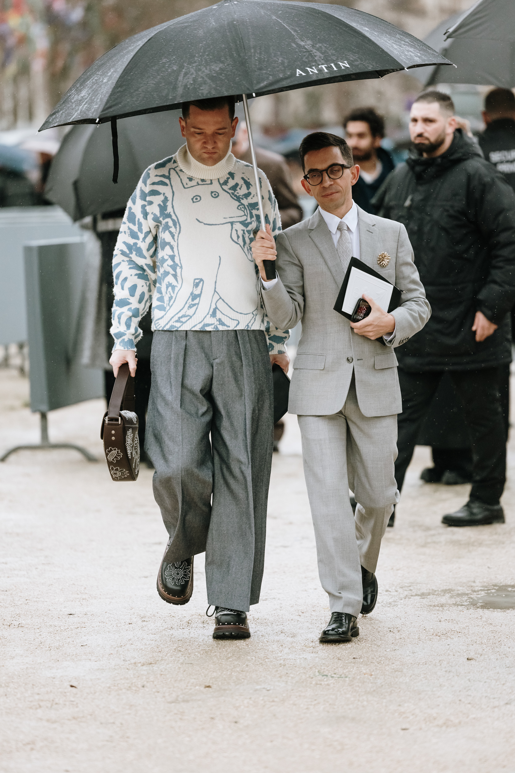 Paris Men's Street Style Fall 2025 Shows