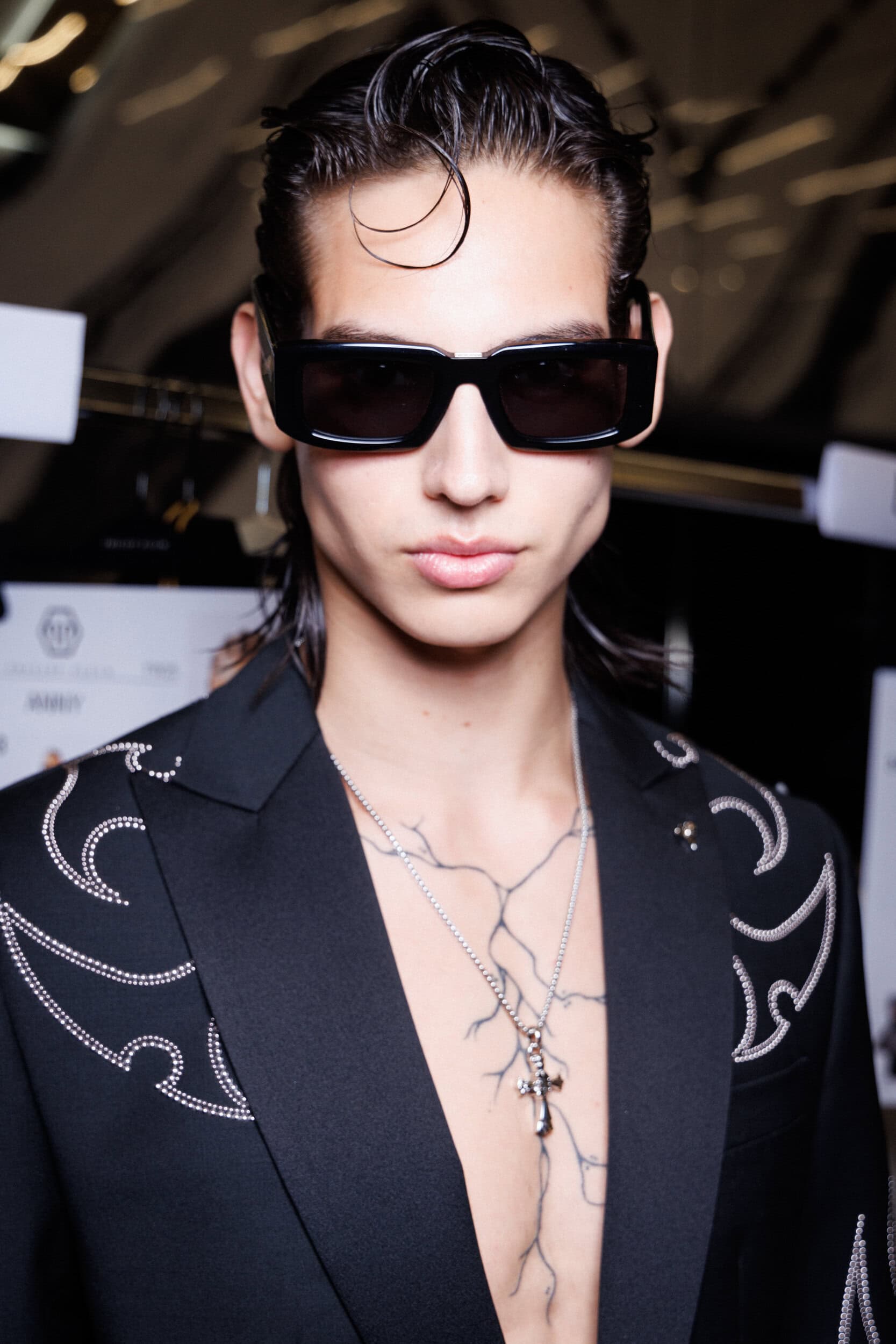 Philipp Plein Fall 2025 Men’s Fashion Show Backstage