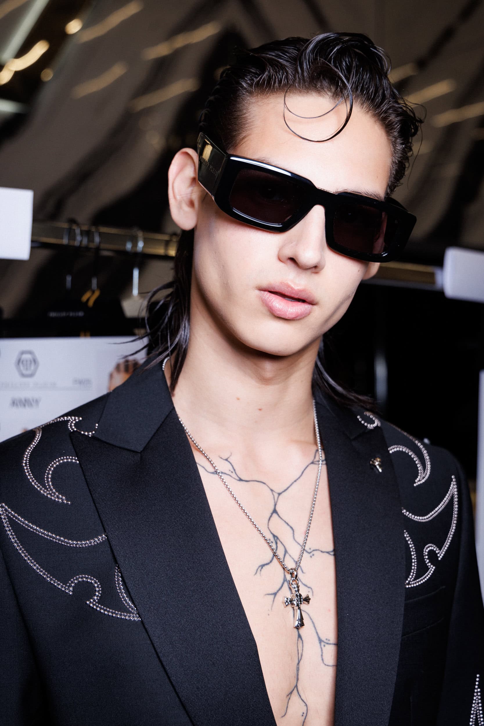 Philipp Plein Fall 2025 Men’s Fashion Show Backstage