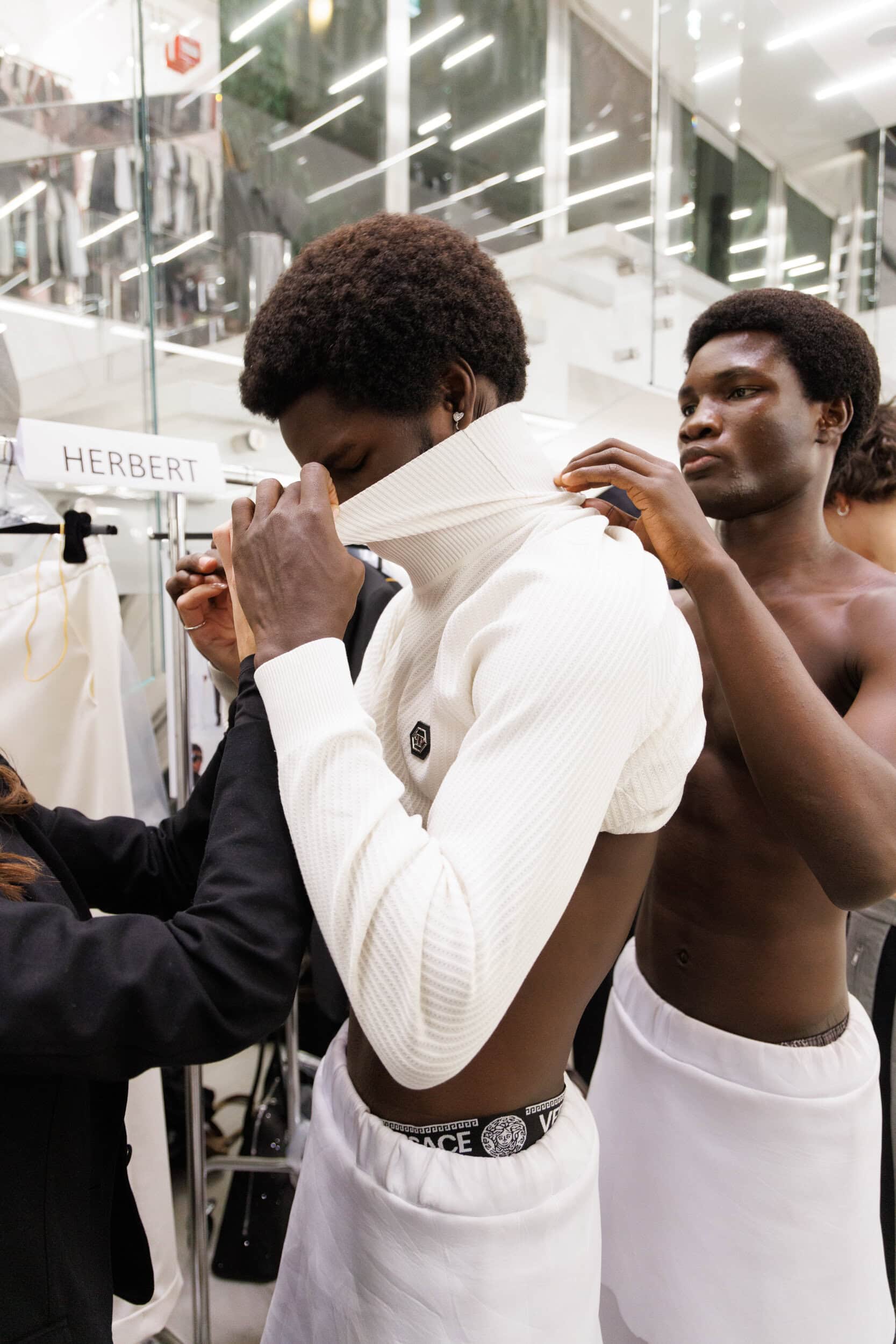 Philipp Plein Fall 2025 Men’s Fashion Show Backstage