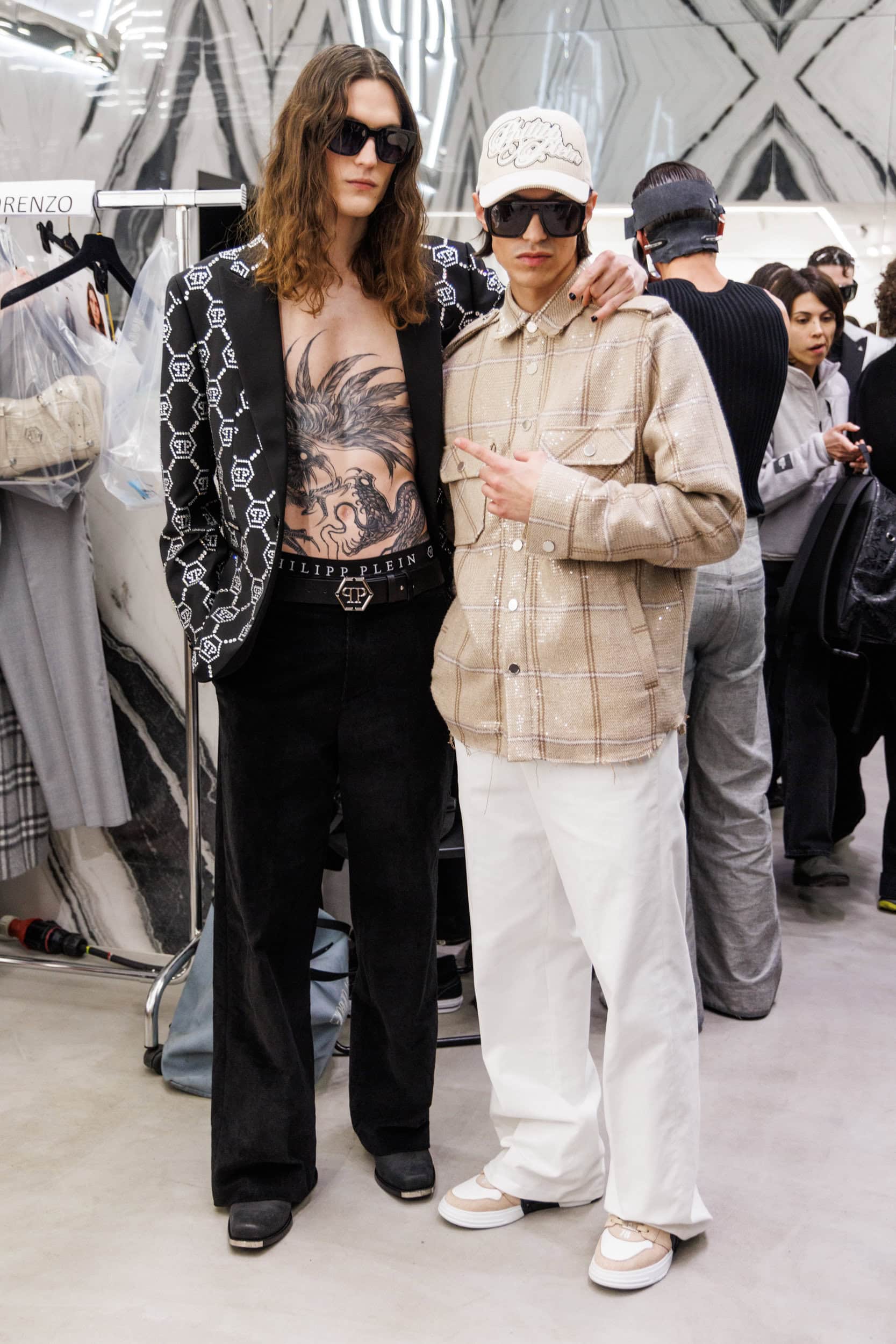 Philipp Plein Fall 2025 Men’s Fashion Show Backstage