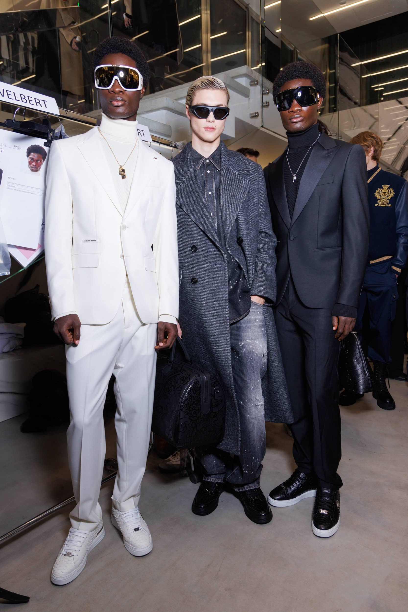 Philipp Plein Fall 2025 Men’s Fashion Show Backstage