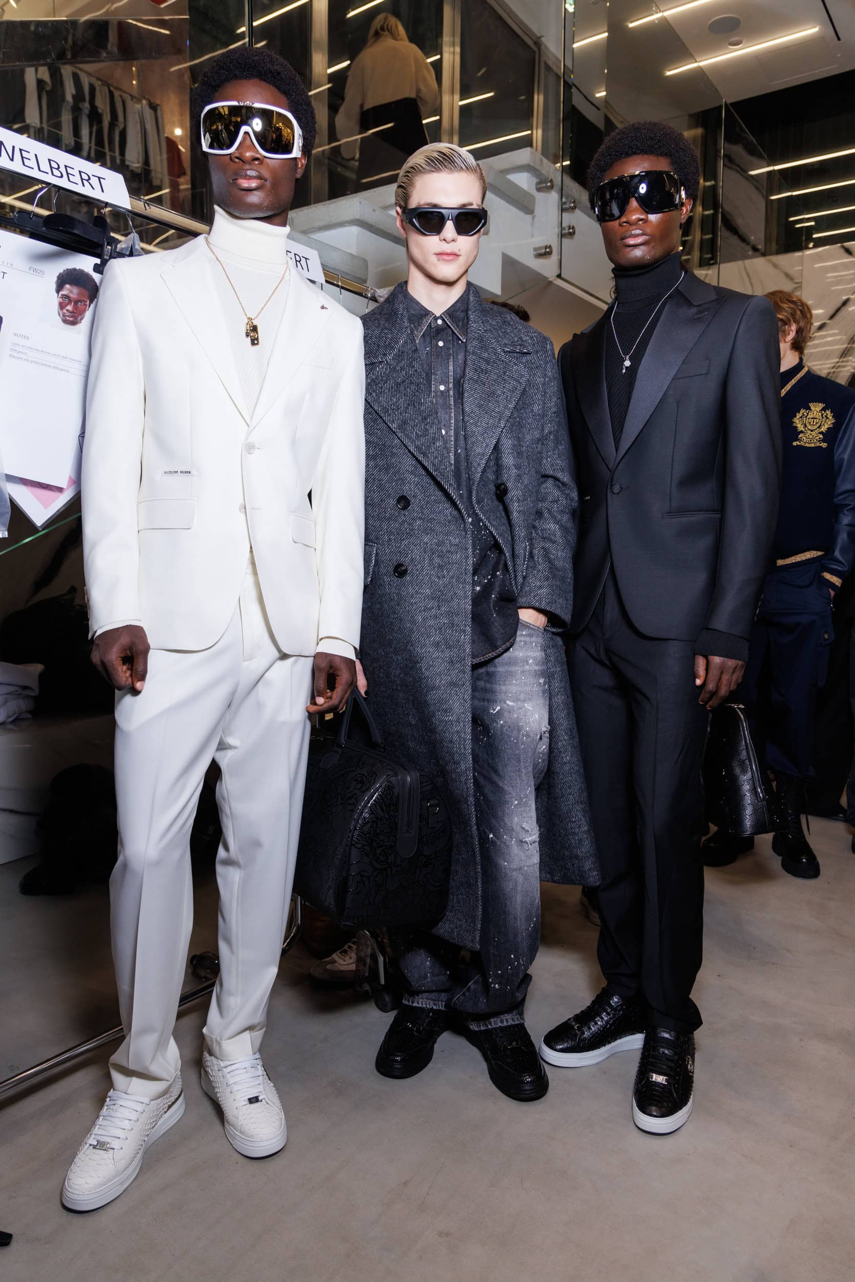 Philipp Plein Fall 2025 Men’s Fashion Show Backstage