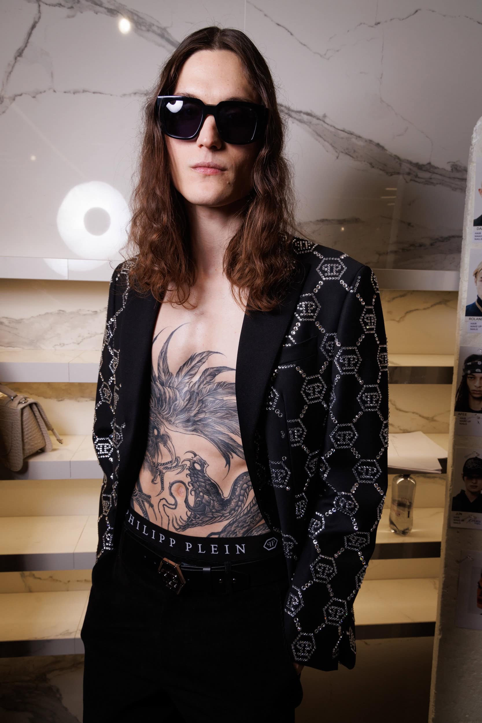 Philipp Plein Fall 2025 Men’s Fashion Show Backstage