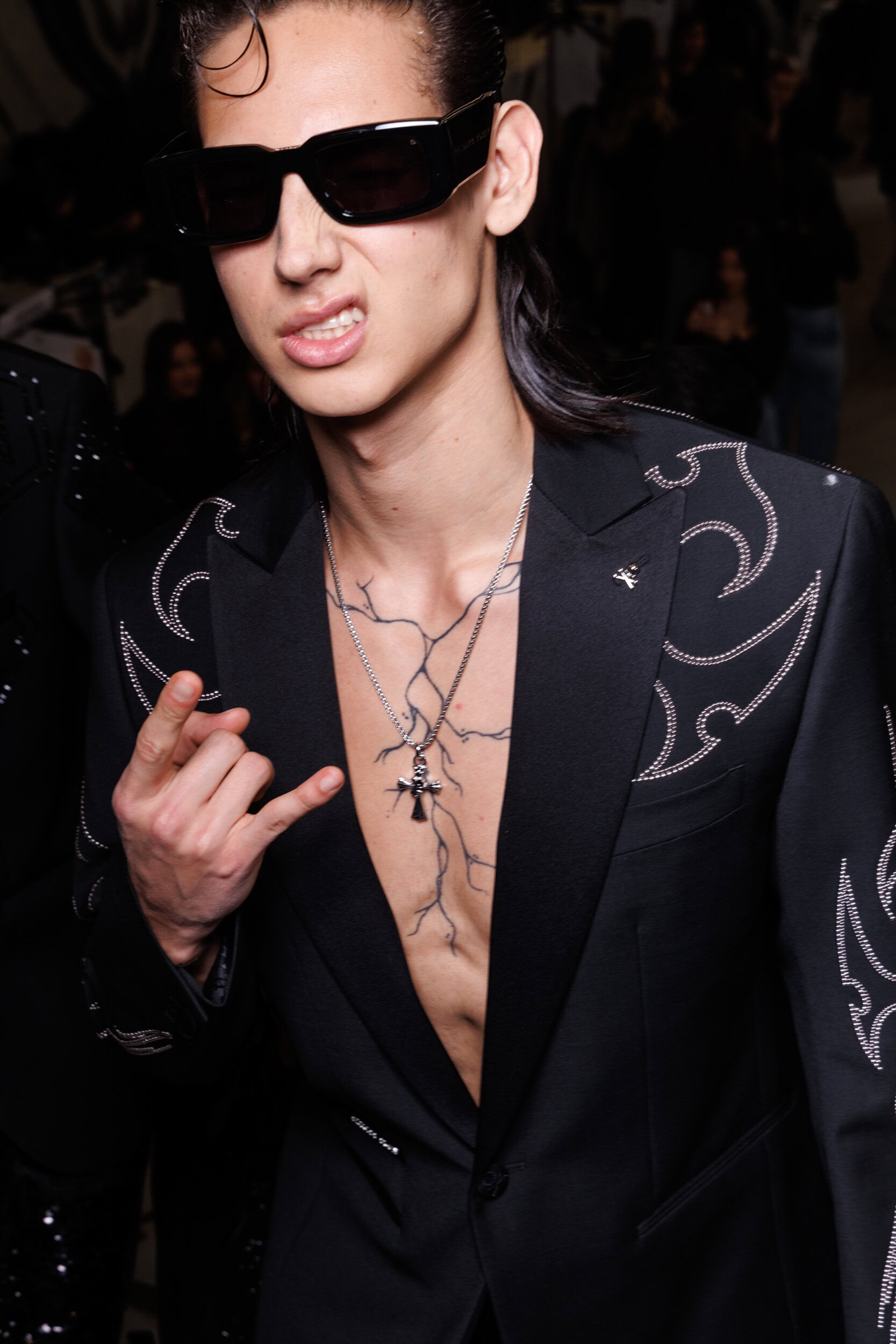 Philipp Plein Fall 2025 Men’s Fashion Show Backstage