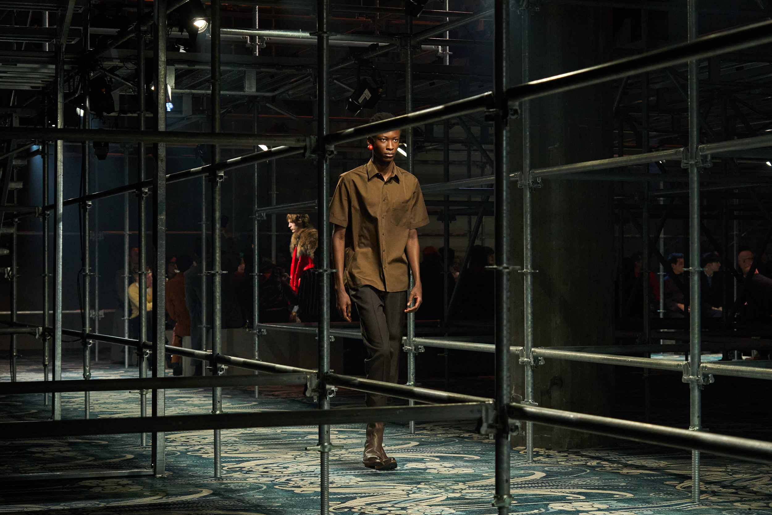 Prada Fall 2025 Men’s Fashion Show Atmosphere