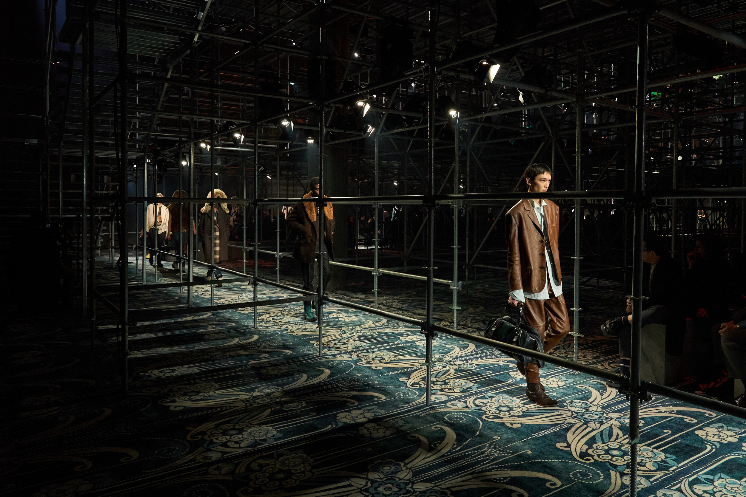 Prada Fall 2025 Men’s Fashion Show Atmosphere