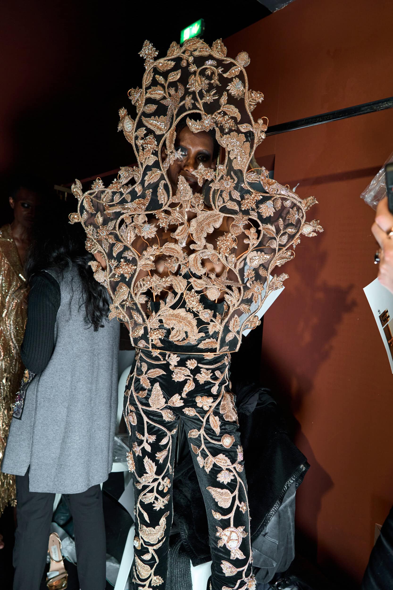 Rahul Mishra Spring 2025 Couture Fashion Show Backstage