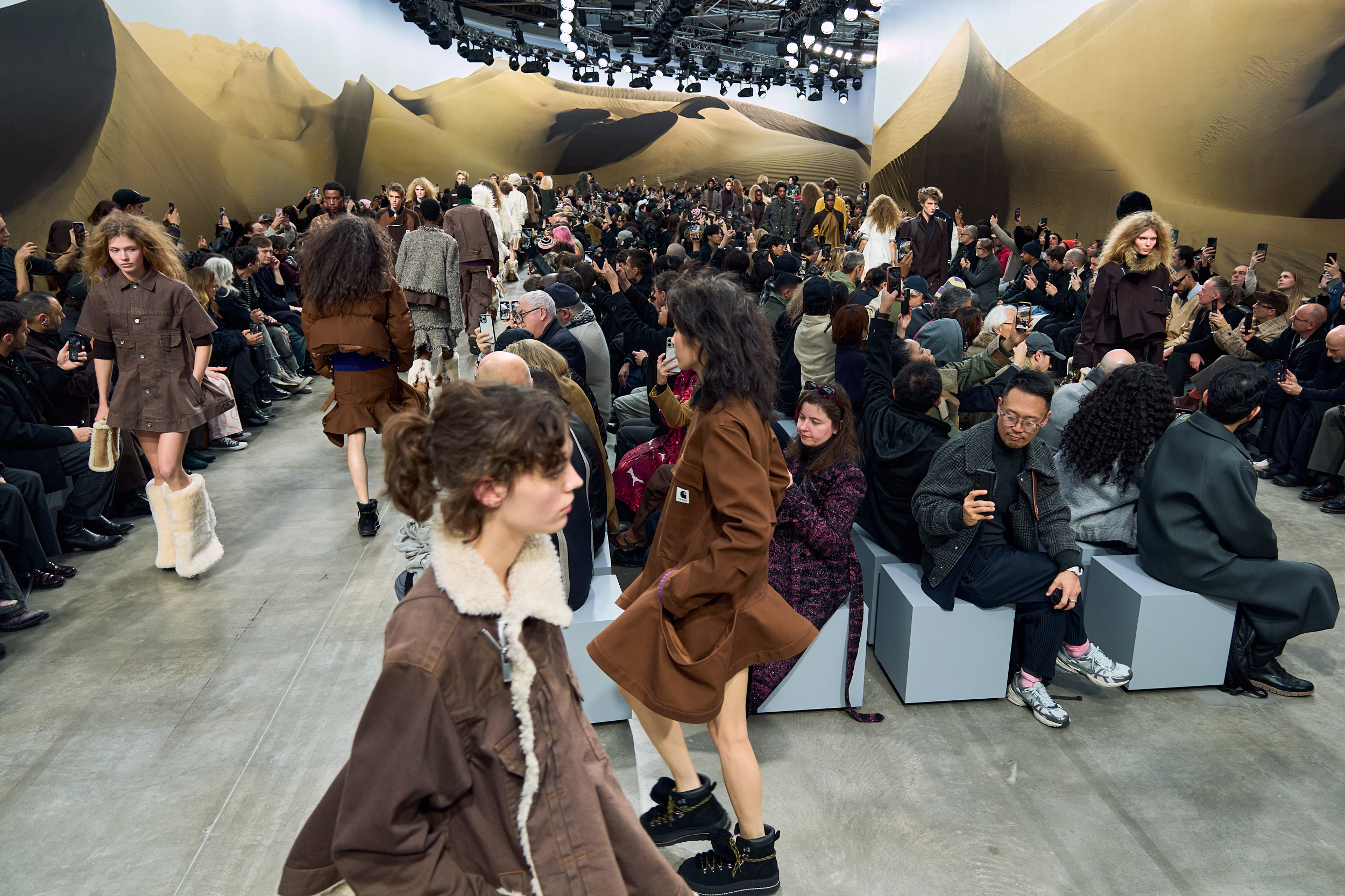 Sacai Fall 2025 Men’s Fashion Show Atmosphere