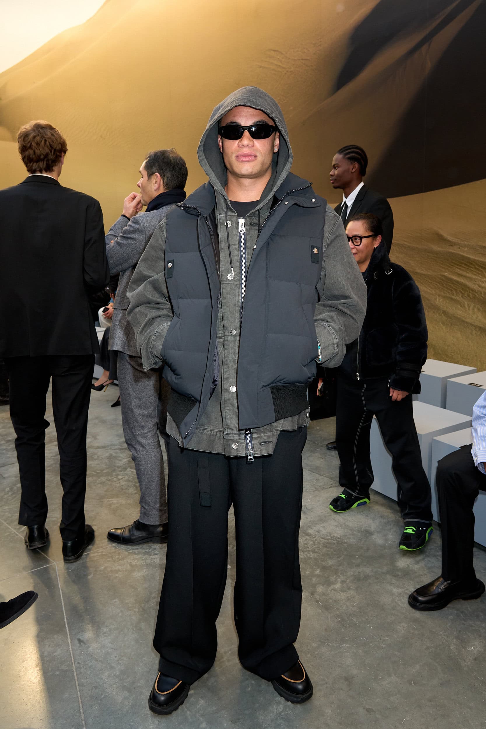 Sacai Fall 2025 Men’s Fashion Show Front Row