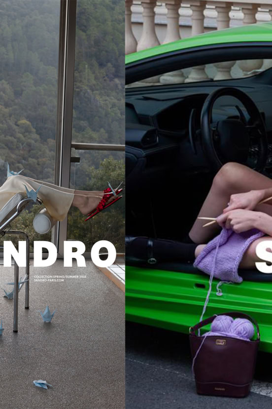Sandro Spring 2025 Ad Campaign