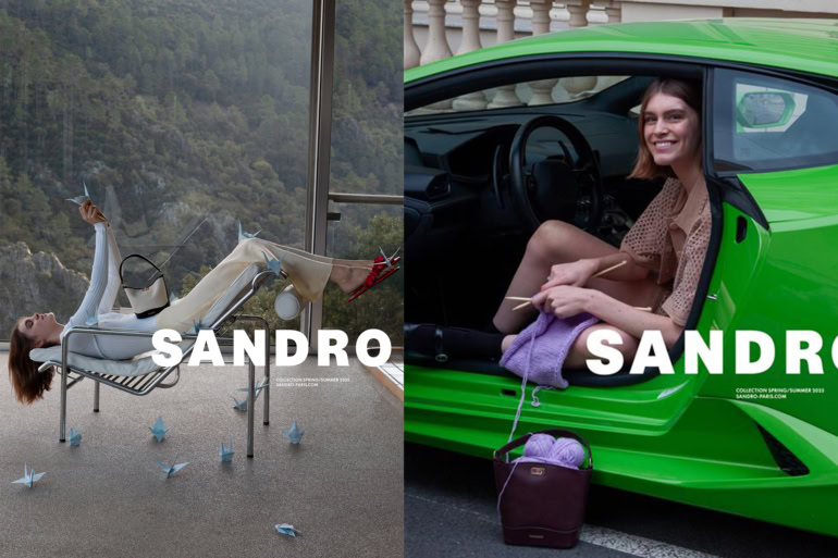 Sandro Spring 2025 Ad Campaign