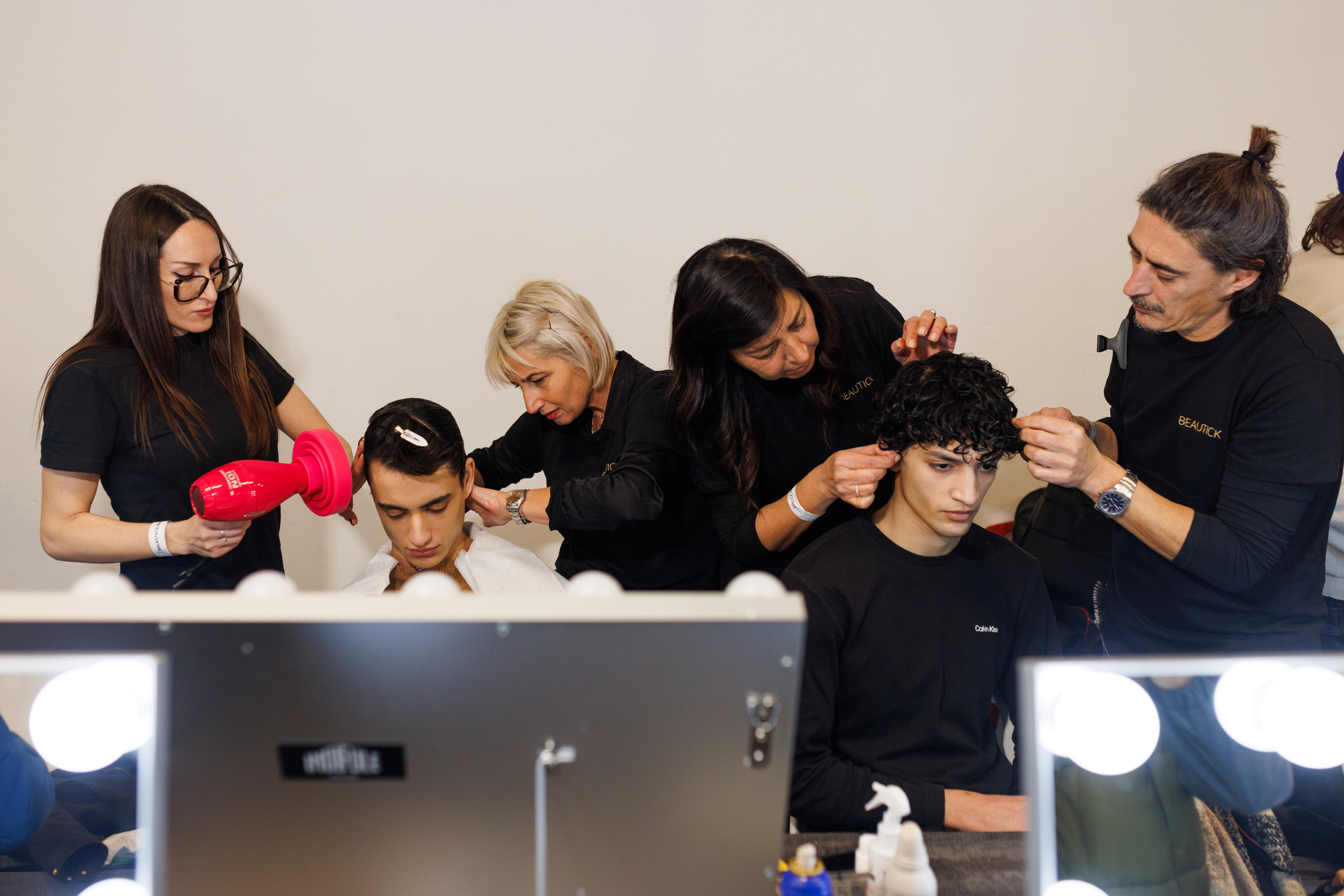 Saul Nash Fall 2025 Men’s Fashion Show Backstage