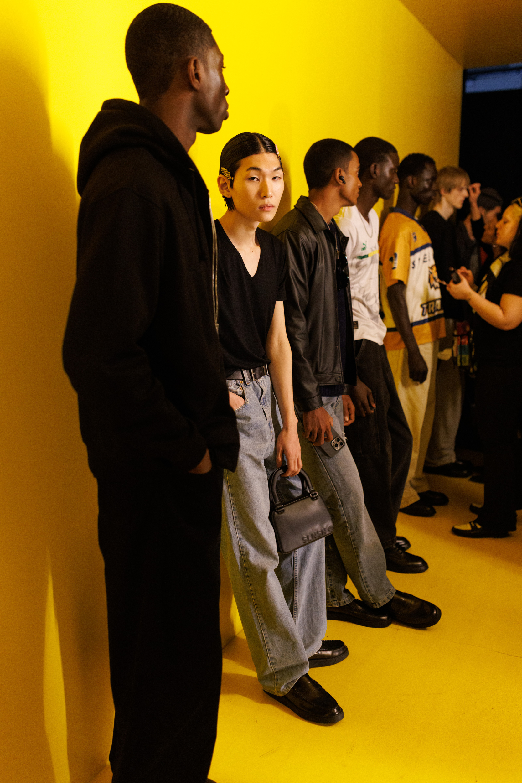 Saul Nash Fall 2025 Men’s Fashion Show Backstage