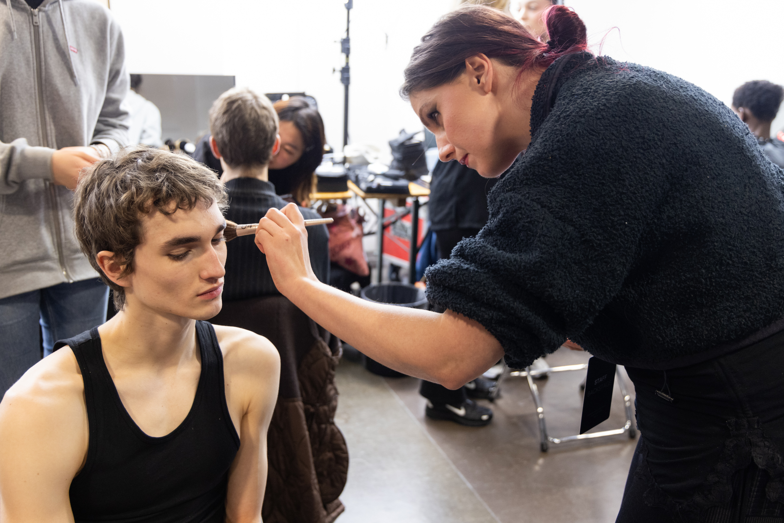 Sean Suen Fall 2025 Men’s Fashion Show Backstage