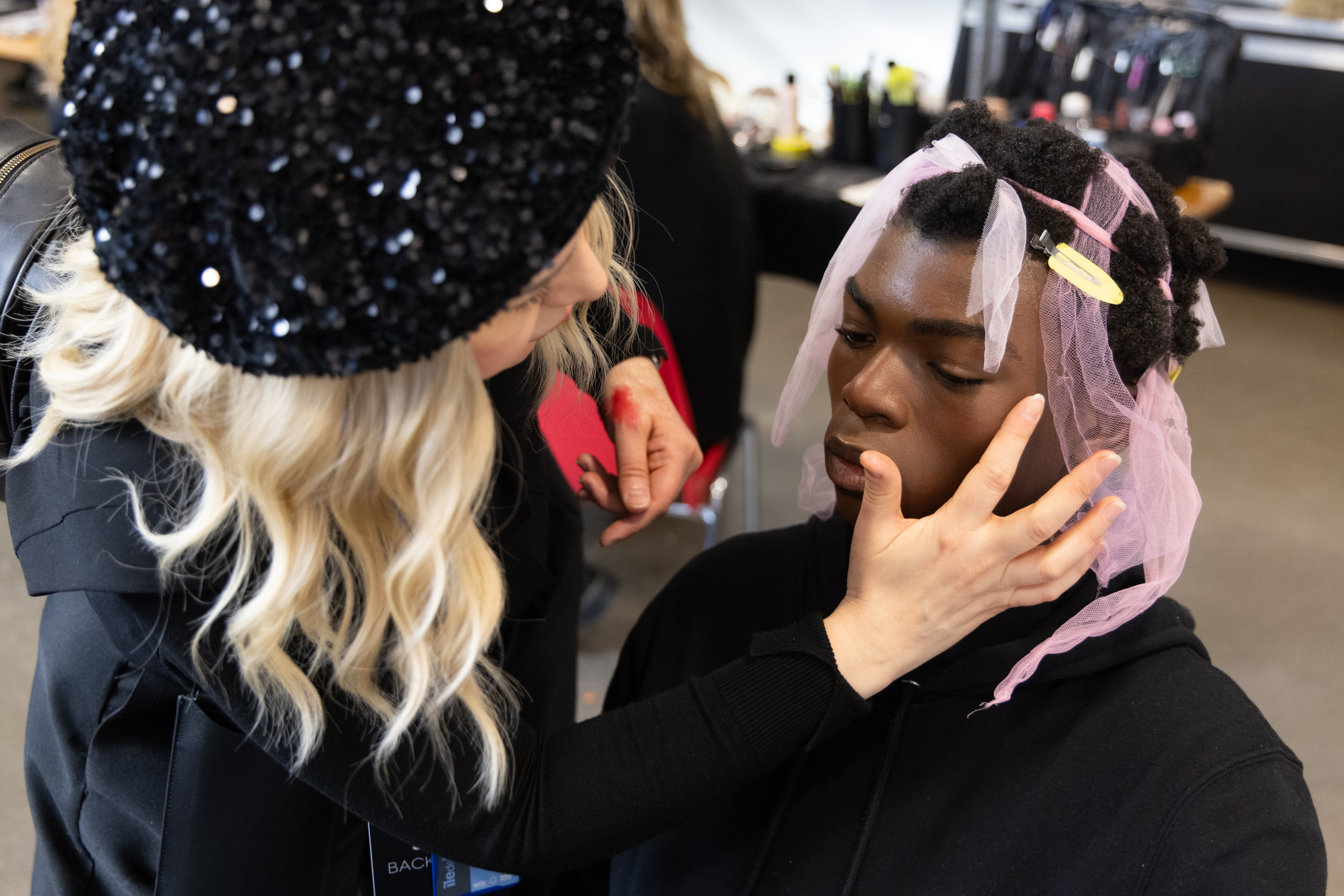 Sean Suen Fall 2025 Men’s Fashion Show Backstage