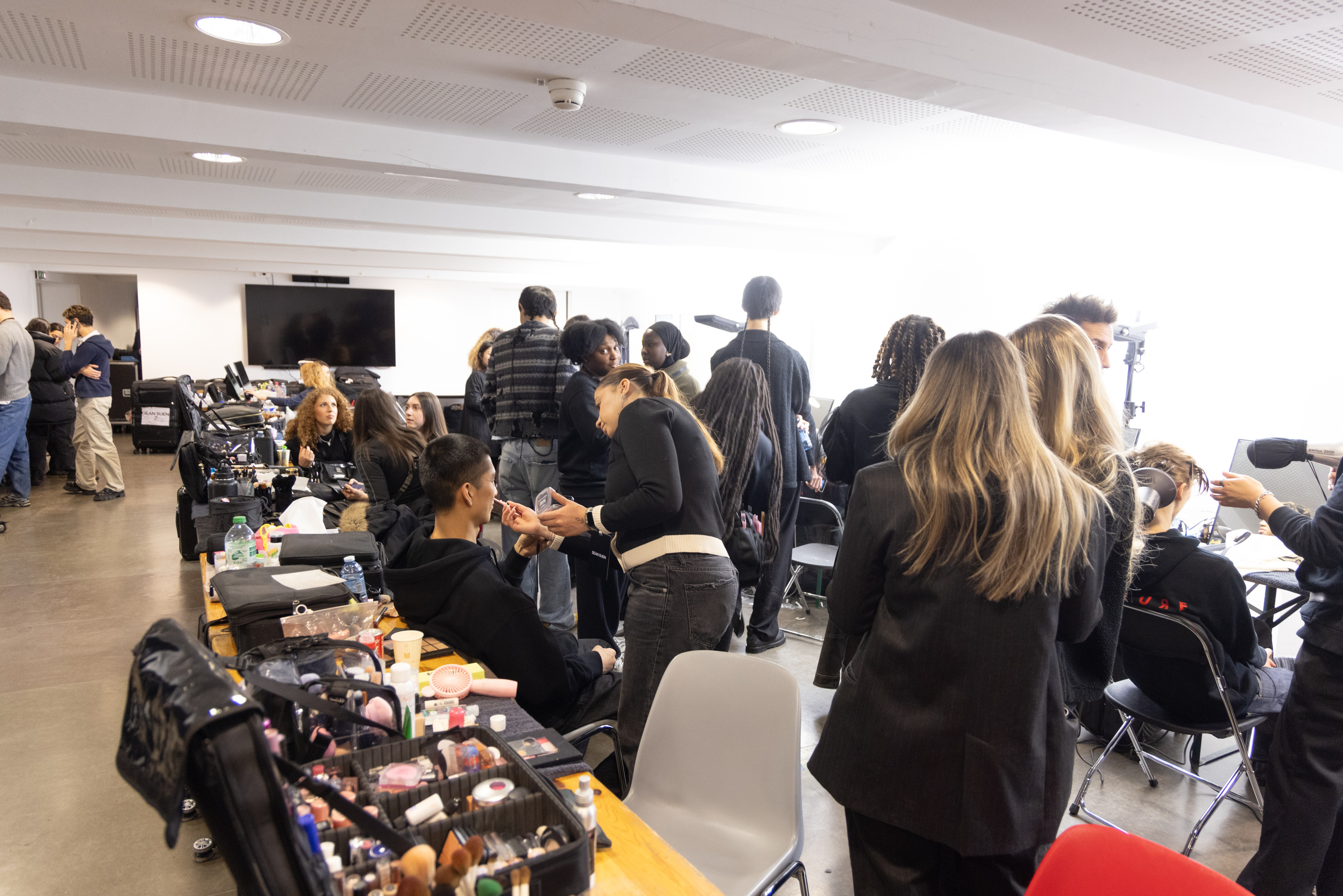 Sean Suen Fall 2025 Men’s Fashion Show Backstage