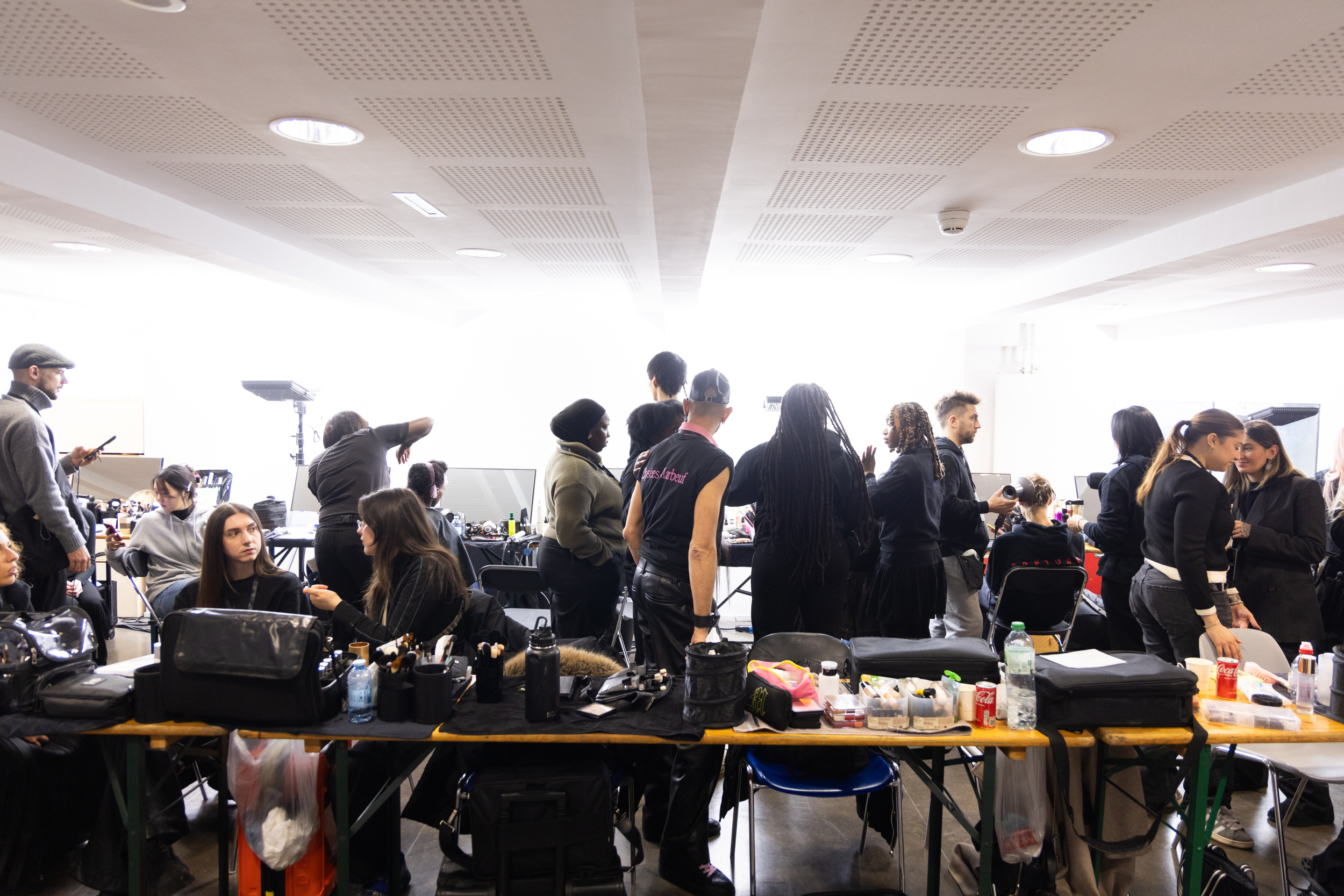 Sean Suen Fall 2025 Men’s Fashion Show Backstage