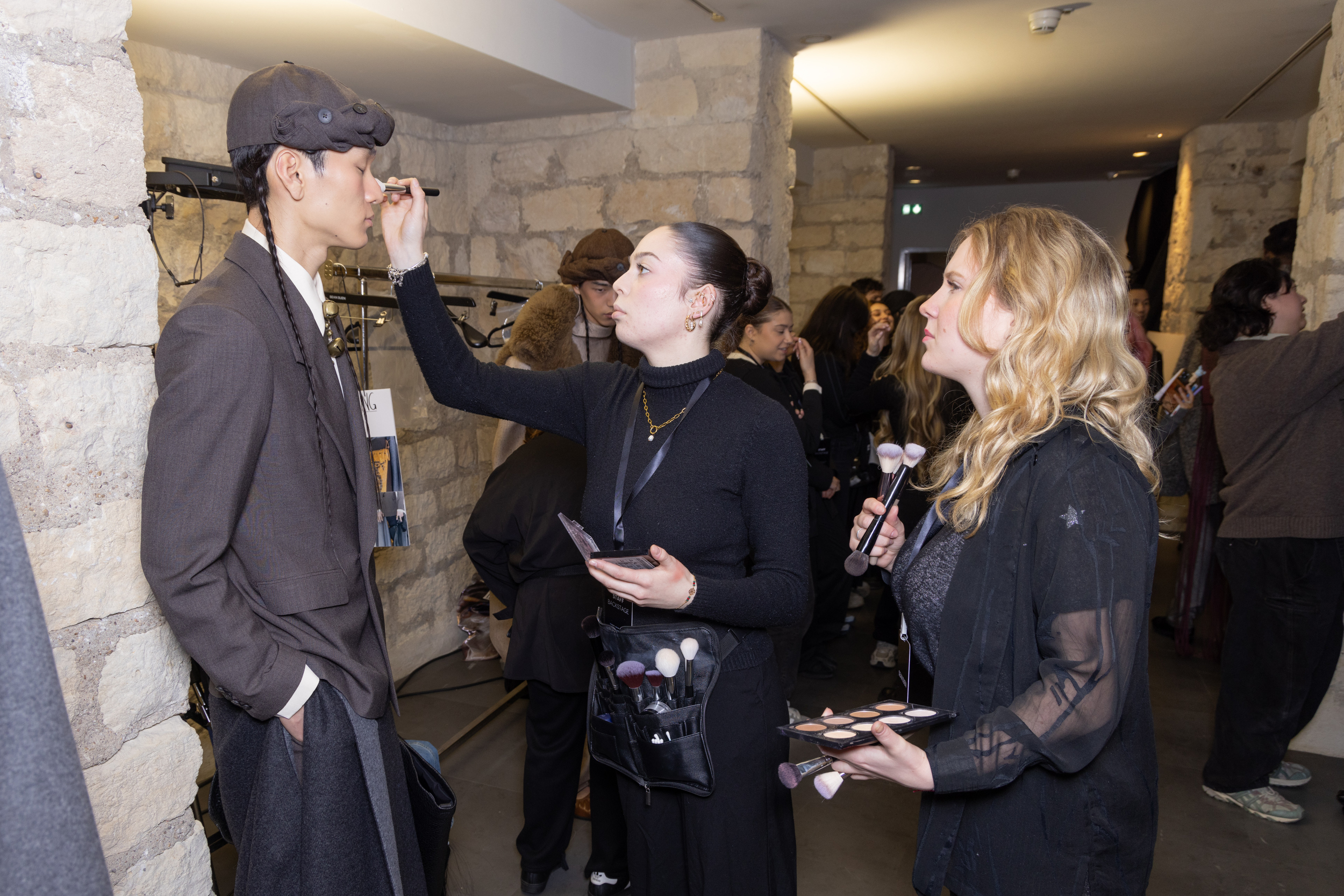 Sean Suen Fall 2025 Men’s Fashion Show Backstage