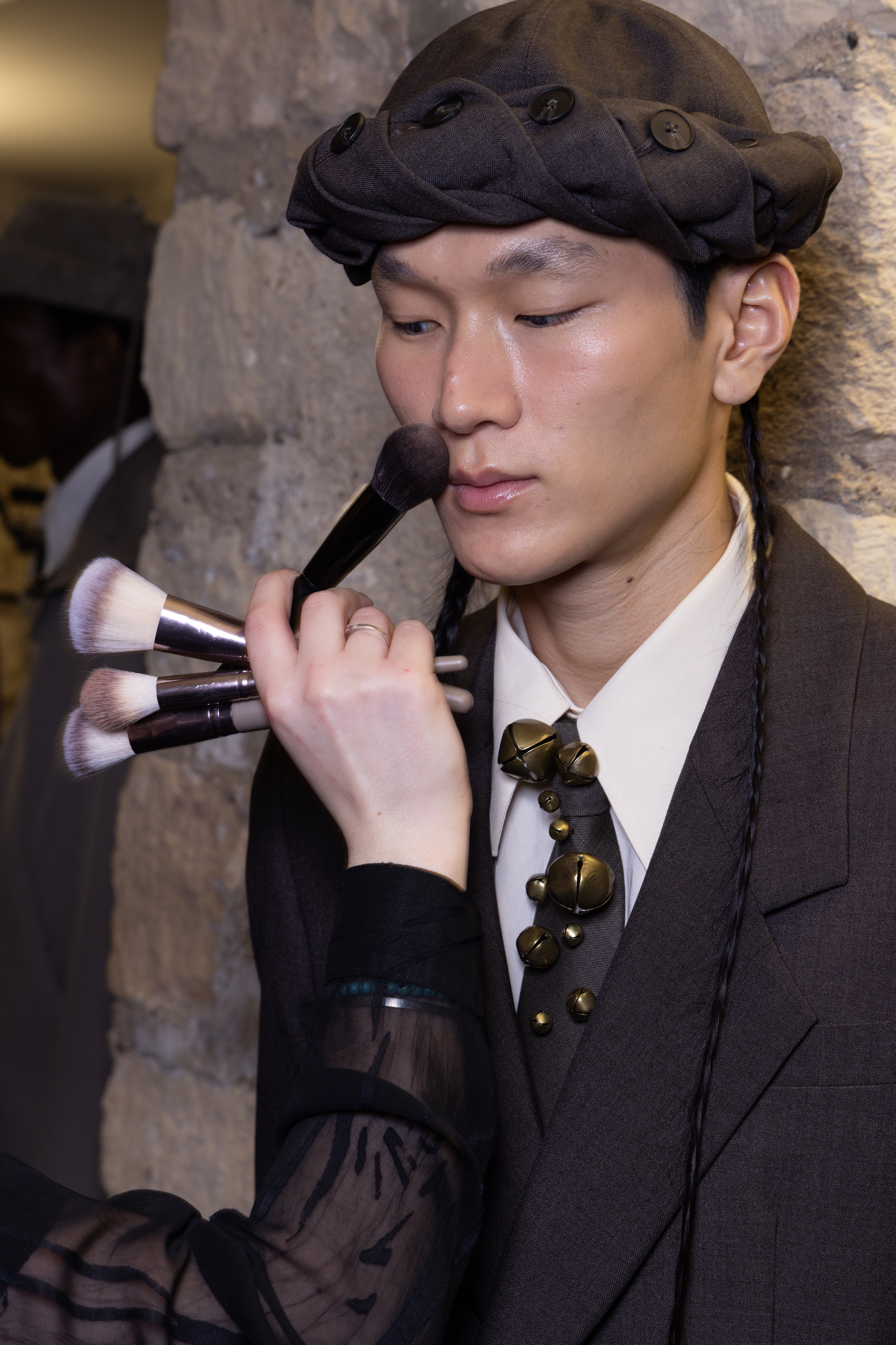 Sean Suen Fall 2025 Men’s Fashion Show Backstage