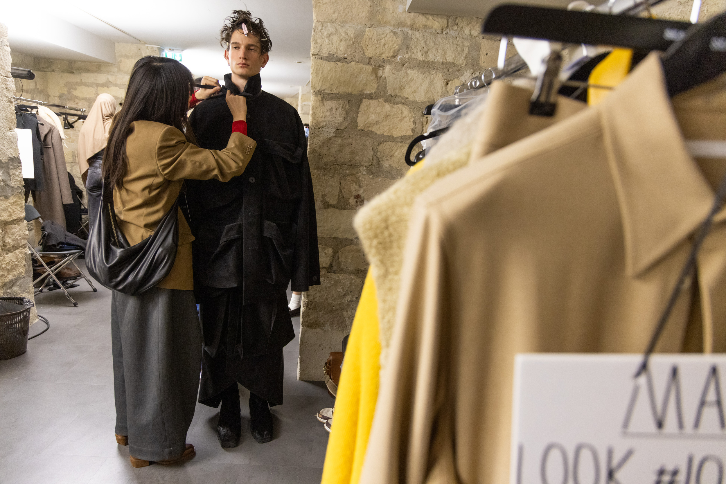 Sean Suen Fall 2025 Men’s Fashion Show Backstage