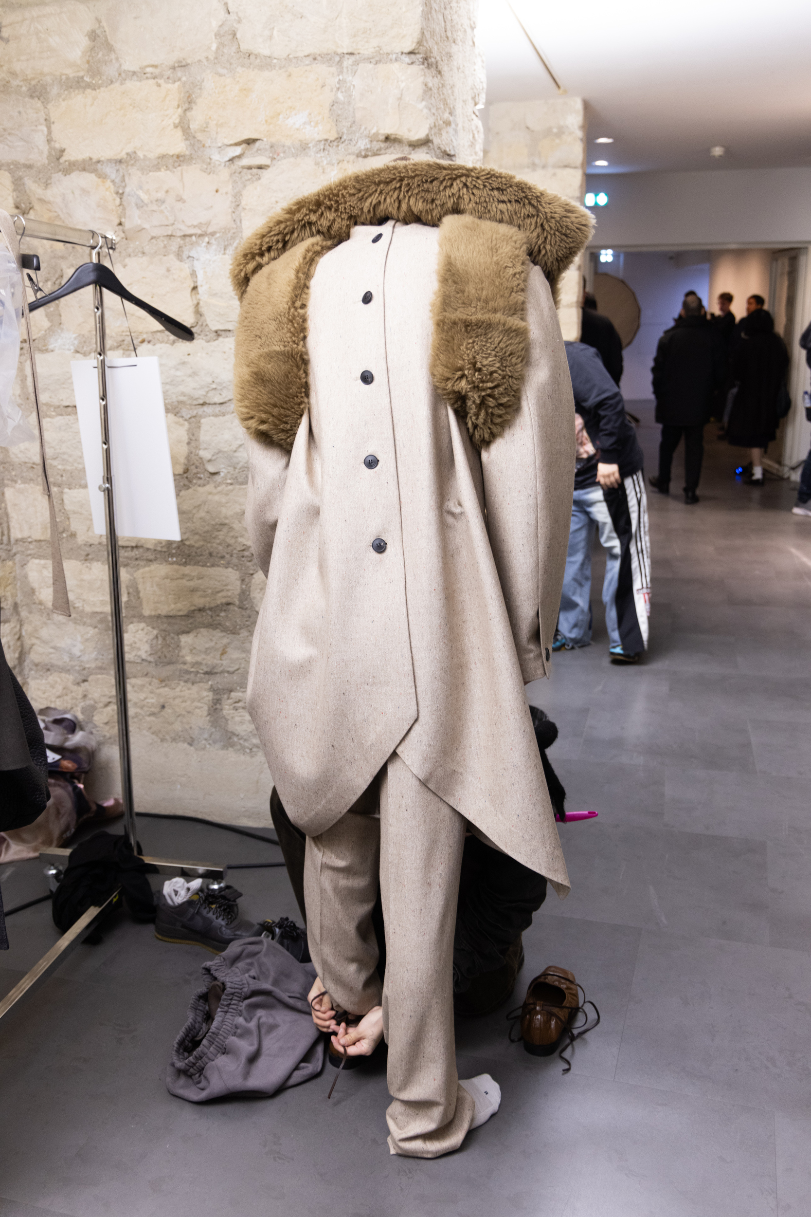 Sean Suen Fall 2025 Men’s Fashion Show Backstage