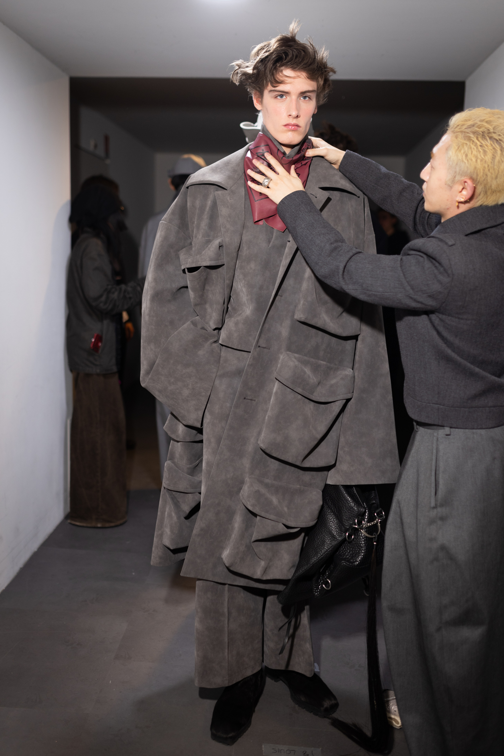 Sean Suen Fall 2025 Men’s Fashion Show Backstage