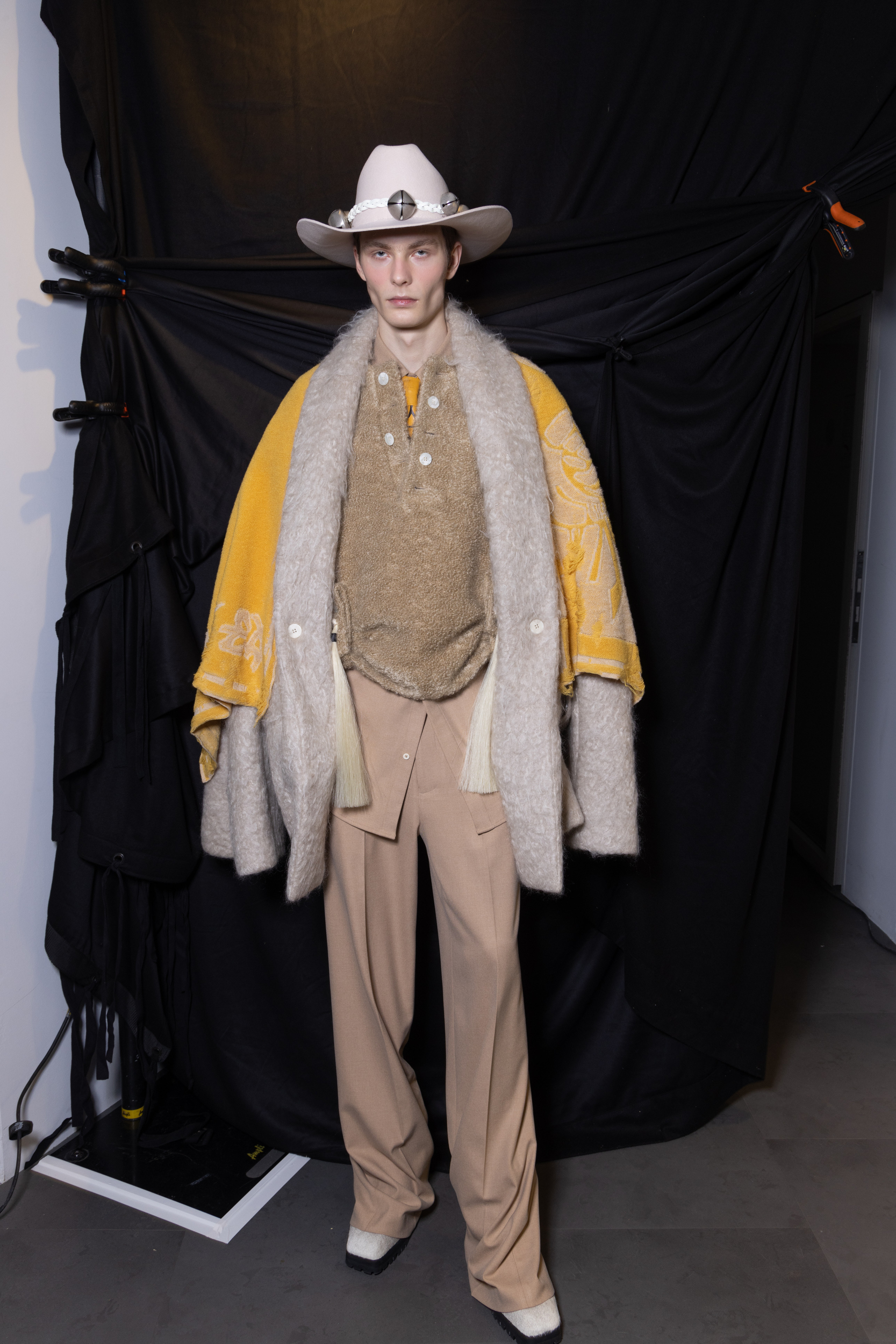 Sean Suen Fall 2025 Men’s Fashion Show Backstage