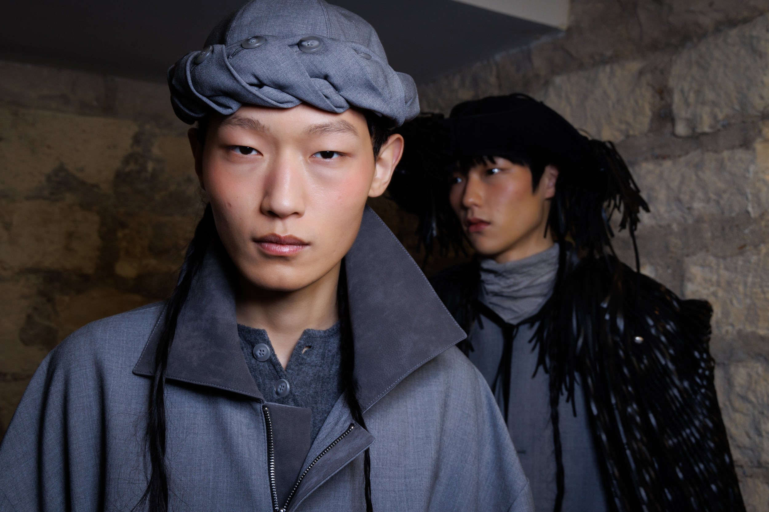 Sean Suen Fall 2025 Men’s Fashion Show Backstage