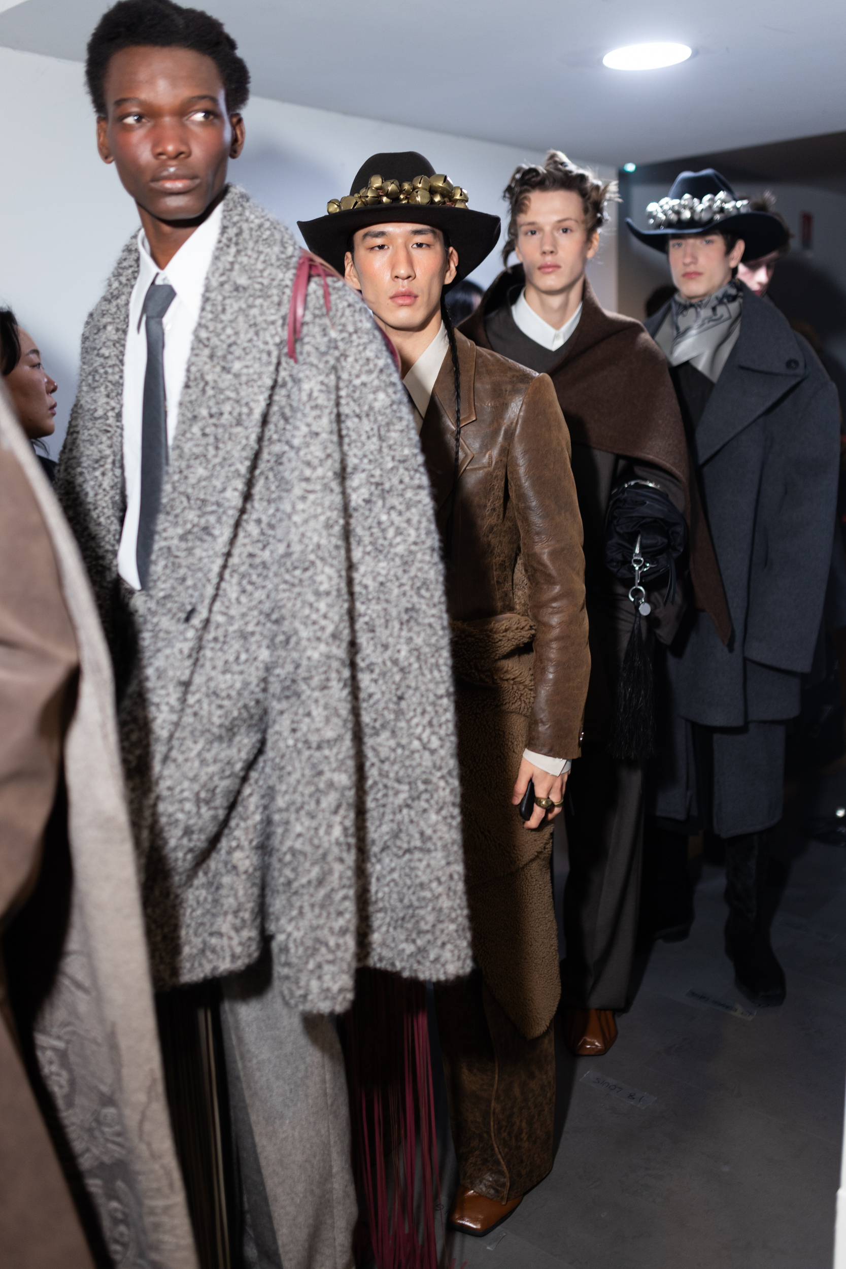 Sean Suen Fall 2025 Men’s Fashion Show Backstage