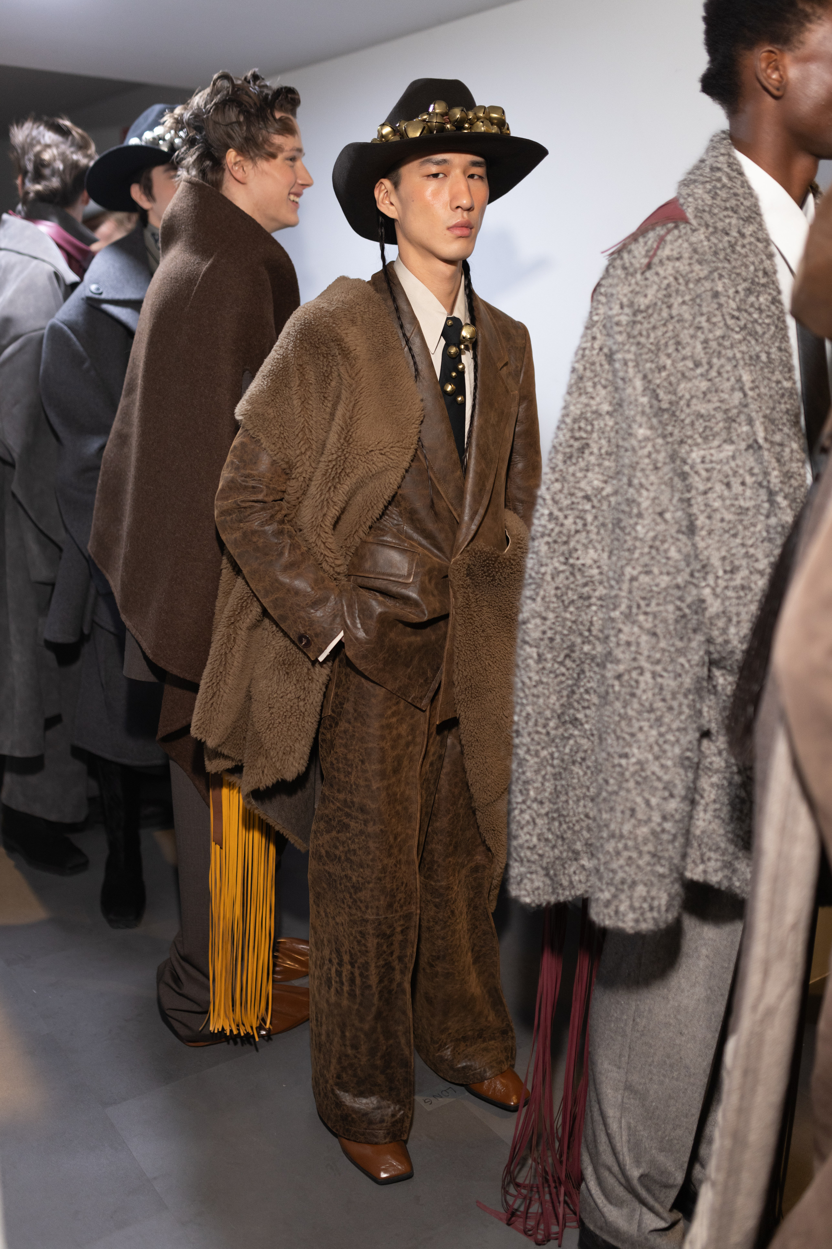 Sean Suen Fall 2025 Men’s Fashion Show Backstage