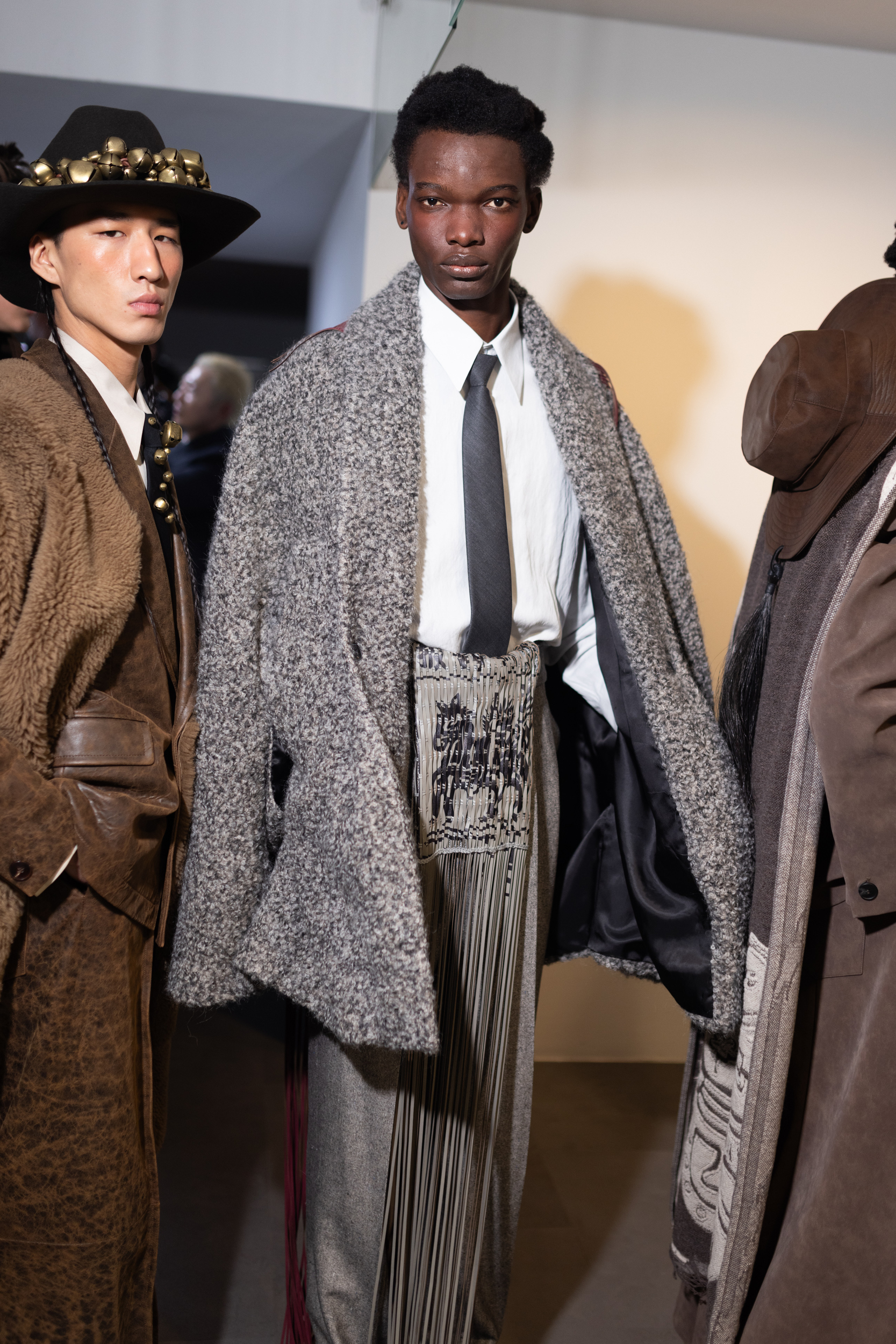 Sean Suen Fall 2025 Men’s Fashion Show Backstage