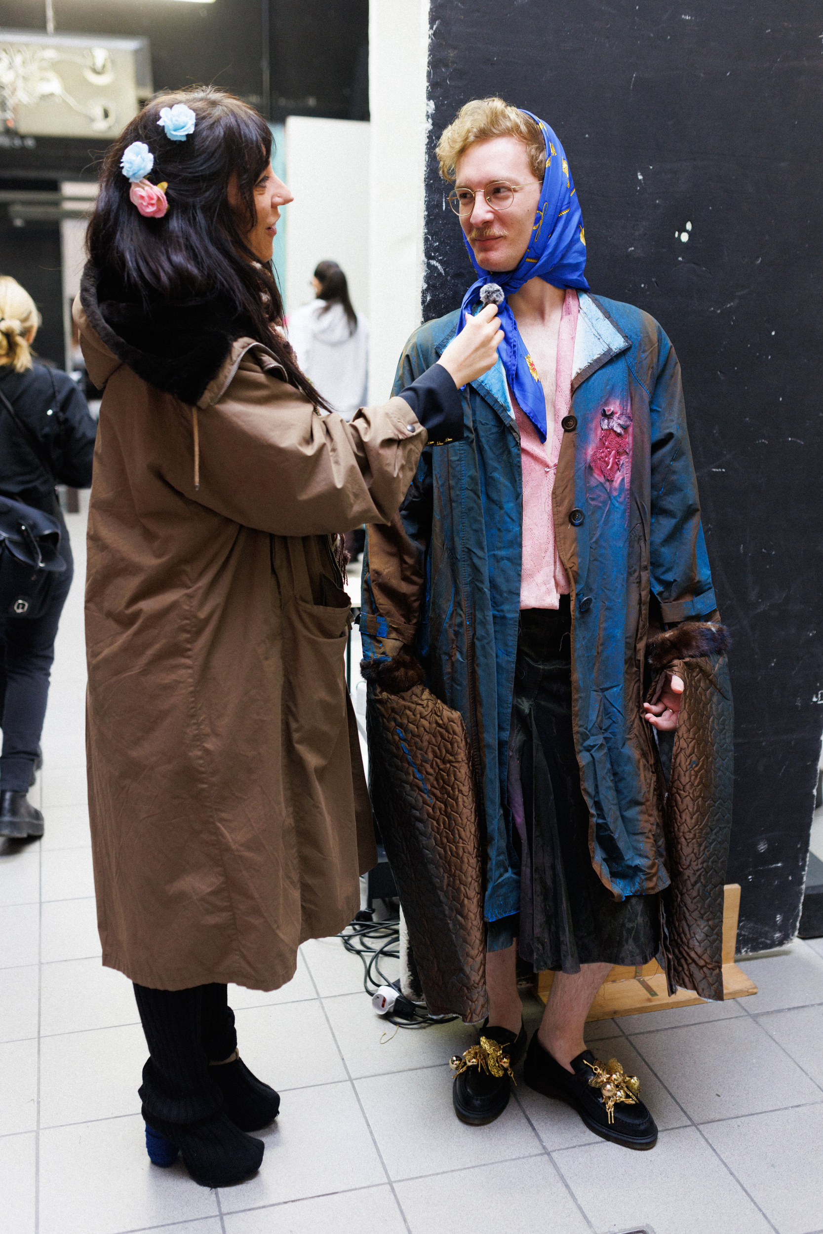 Simon Cracker Fall 2025 Men’s Fashion Show Backstage