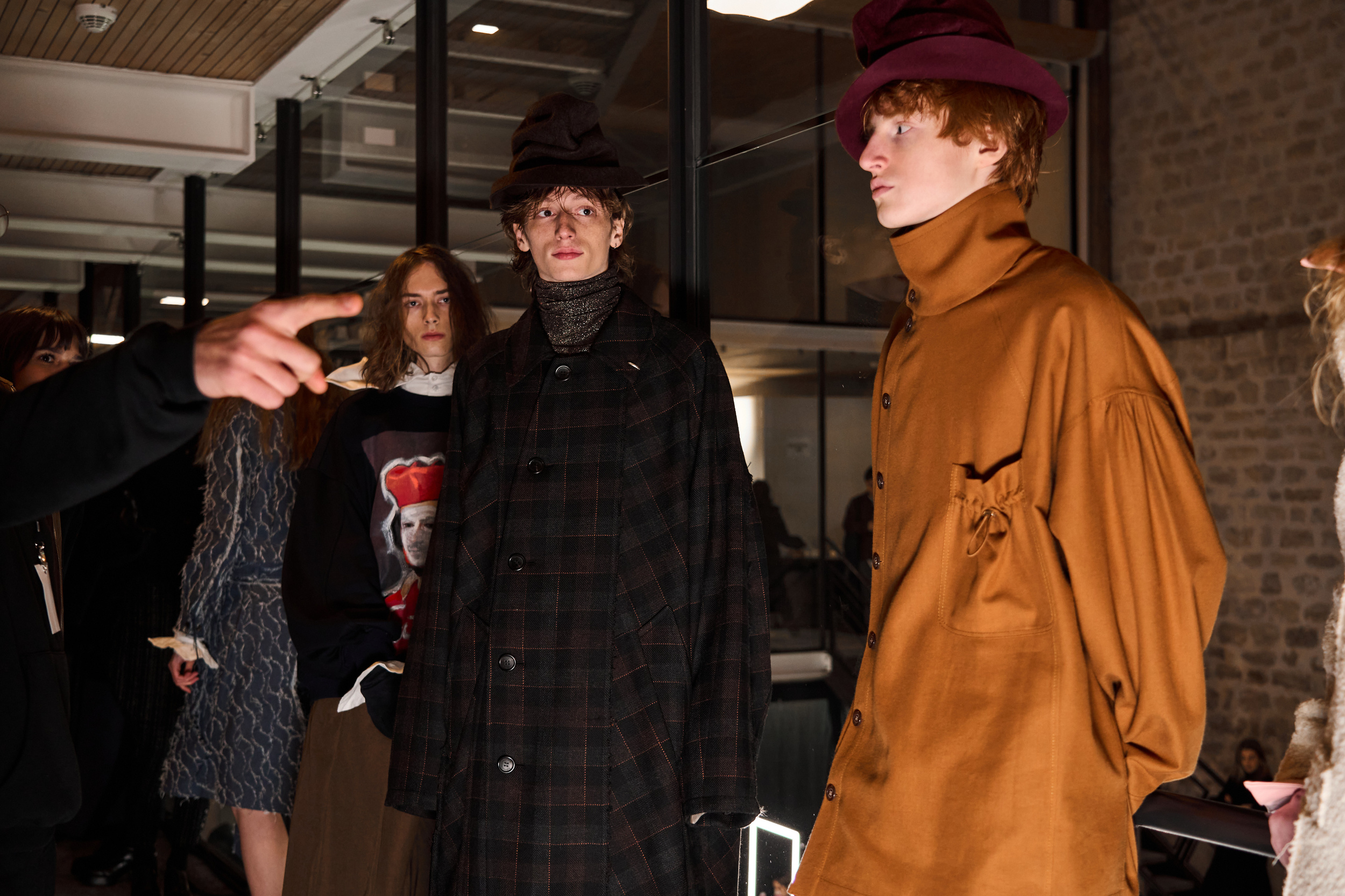 Songzio Fall 2025 Men’s Fashion Show Backstage