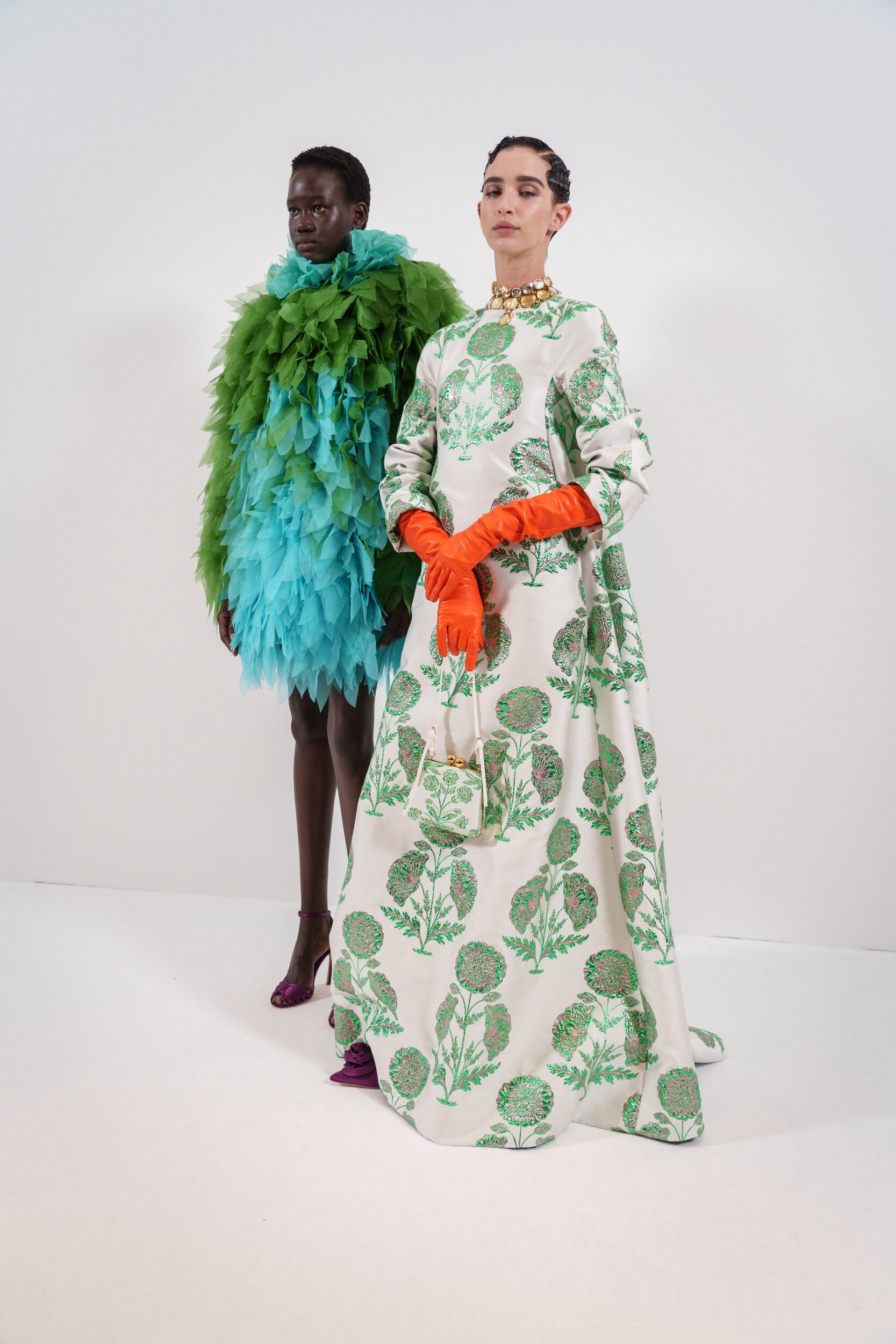 Giambattista Valli Spring 2025 Couture Fashion Show Backstage