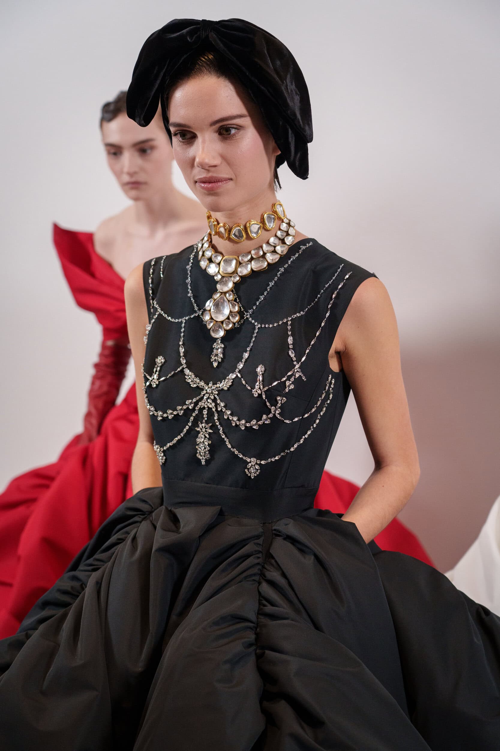 Giambattista Valli Spring 2025 Couture Fashion Show Backstage